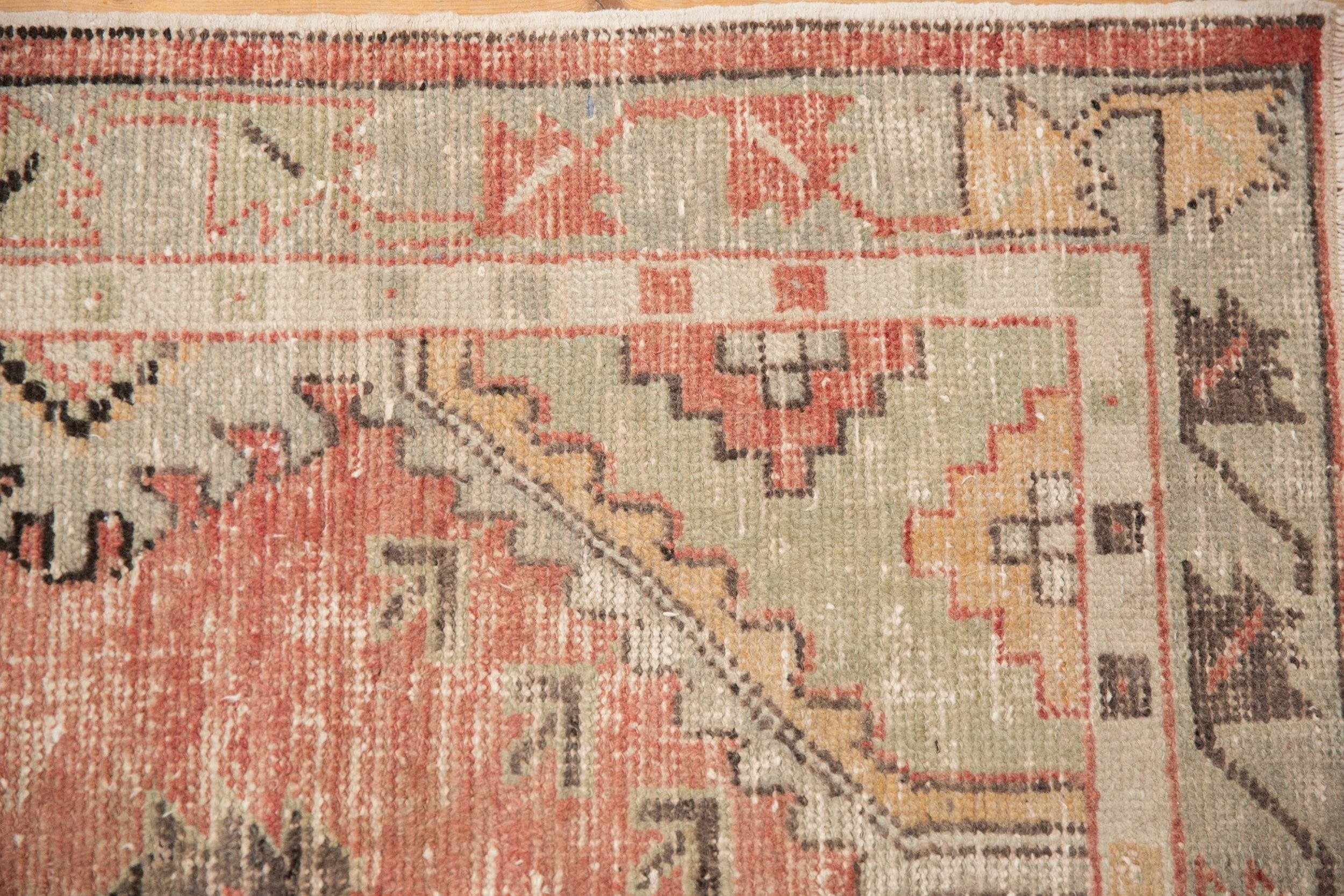 Vintage Distressed Oushak Rug Runner // ONH Item: 12845, Image 2