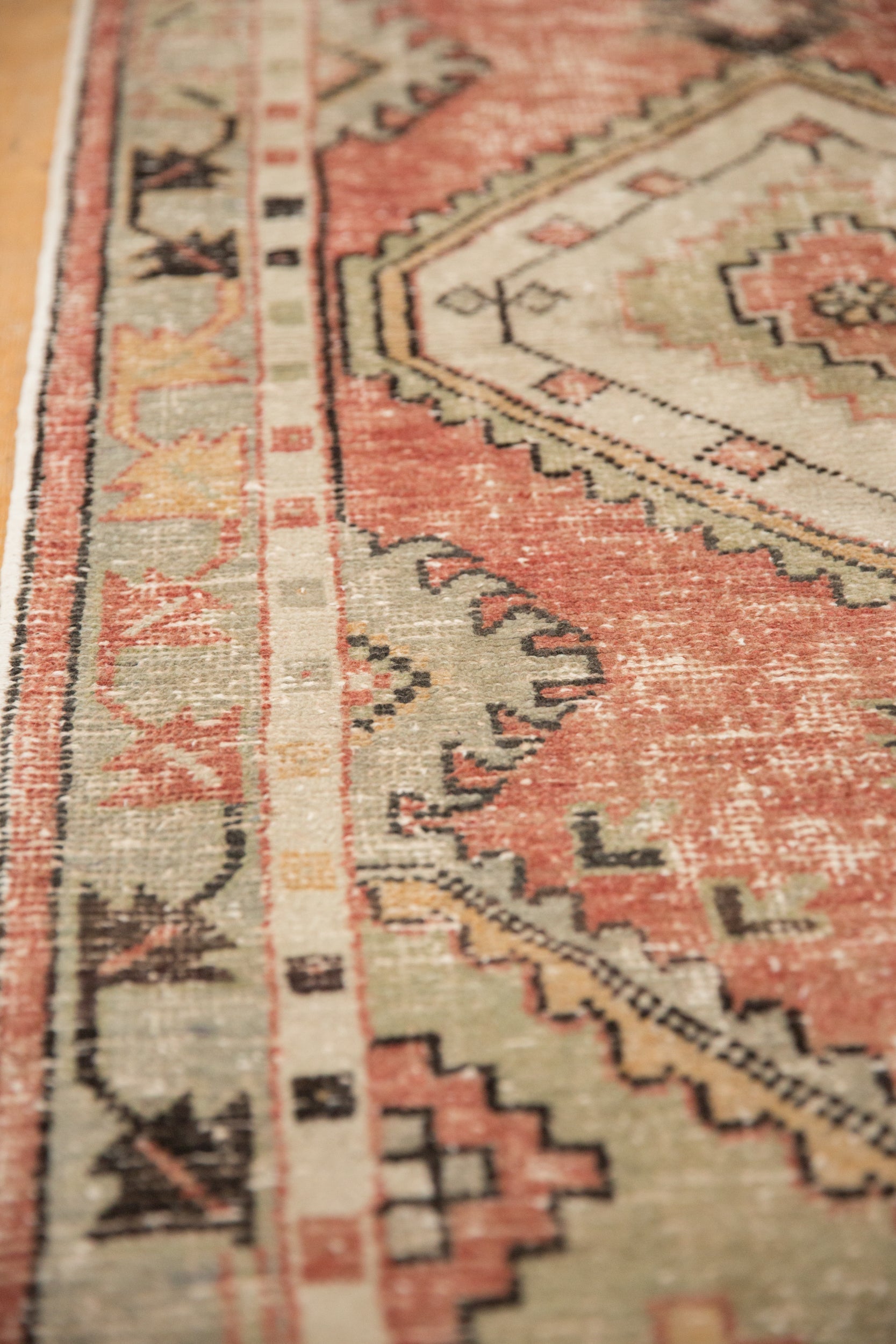 Vintage Distressed Oushak Rug Runner // ONH Item: 12845, Image 5