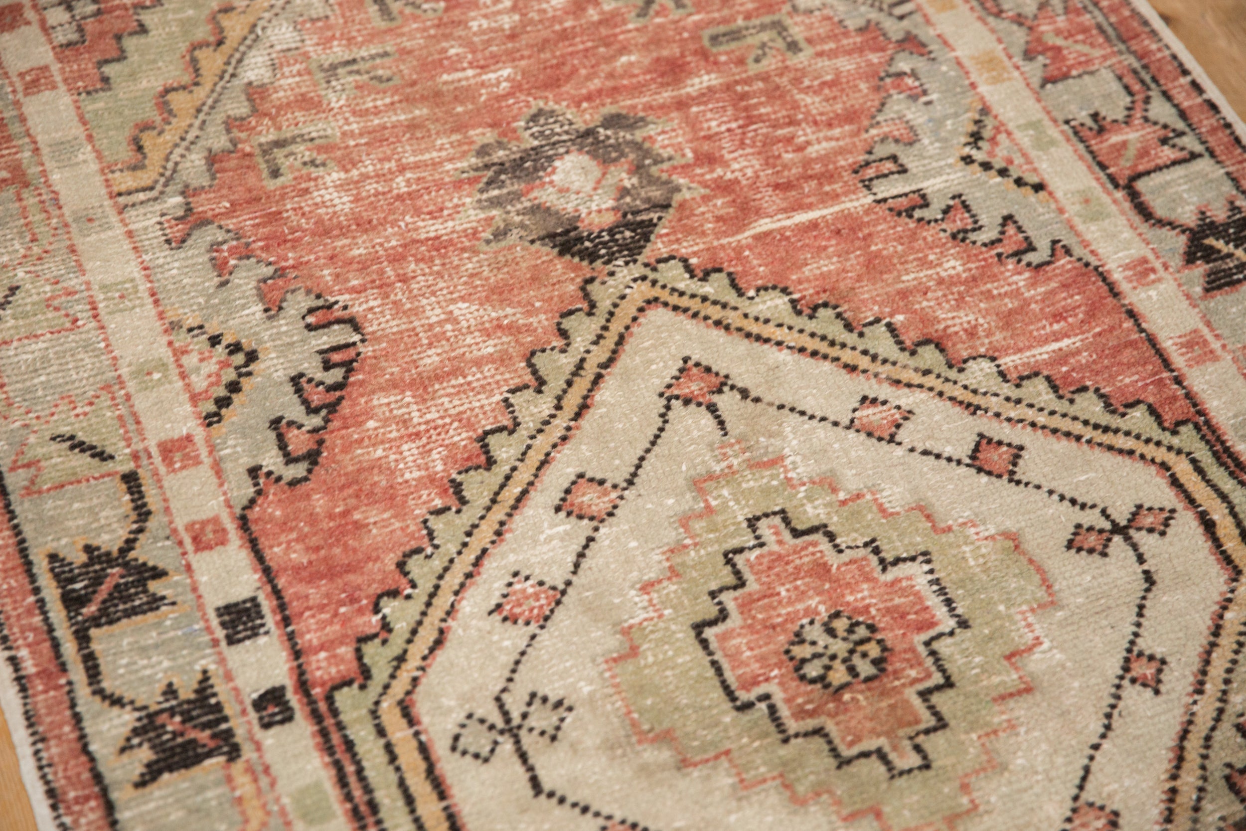 Vintage Distressed Oushak Rug Runner // ONH Item: 12845, Image 6