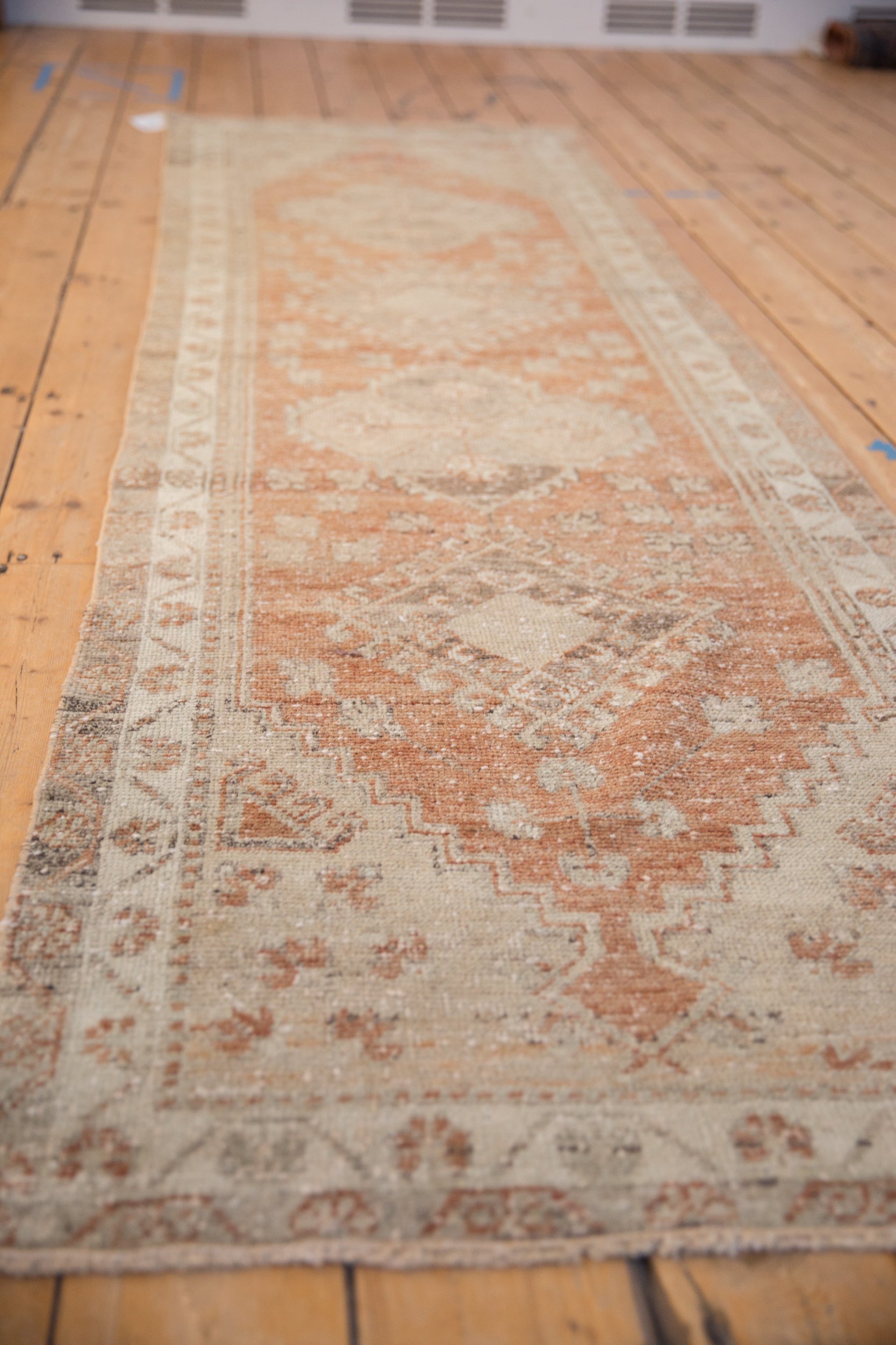 Vintage Distressed Oushak Rug Runner // ONH Item: 12875, Image 3