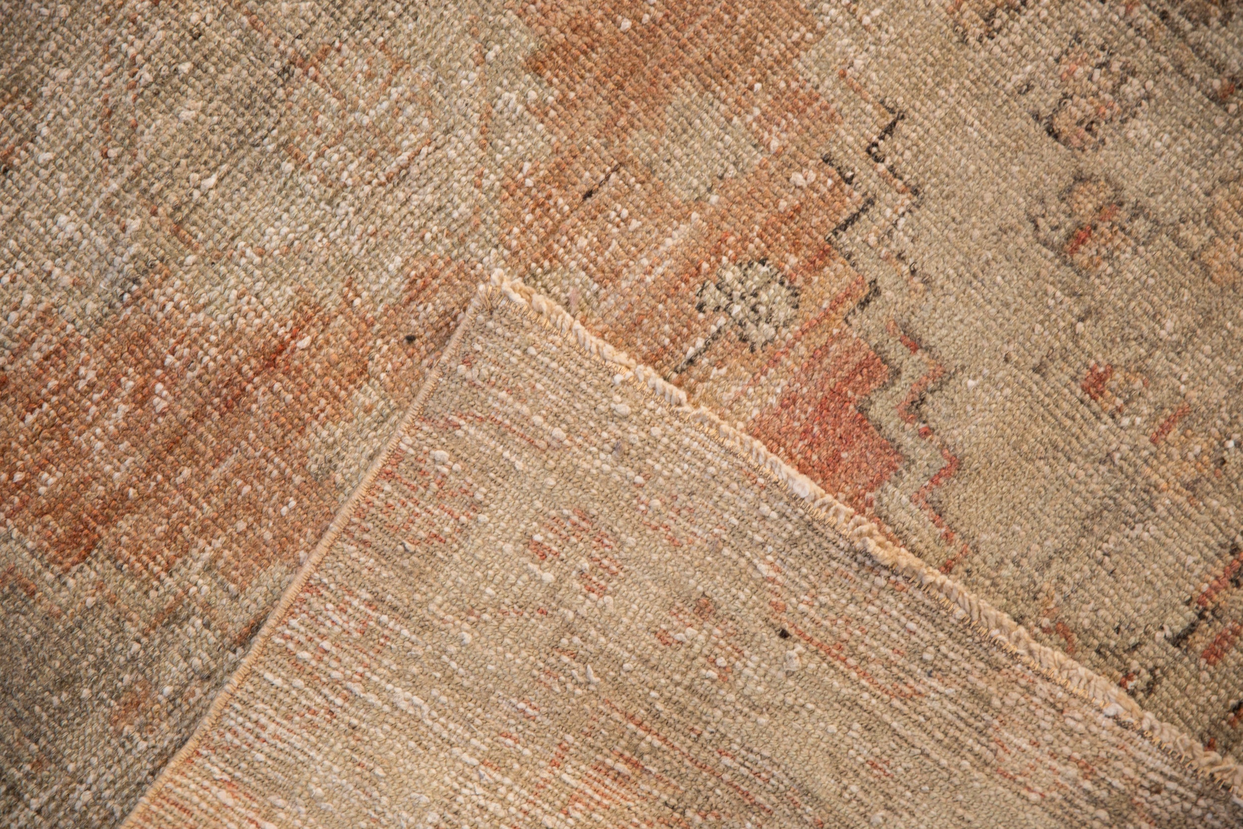 Vintage Distressed Oushak Rug Runner // ONH Item: 12875, Image 7