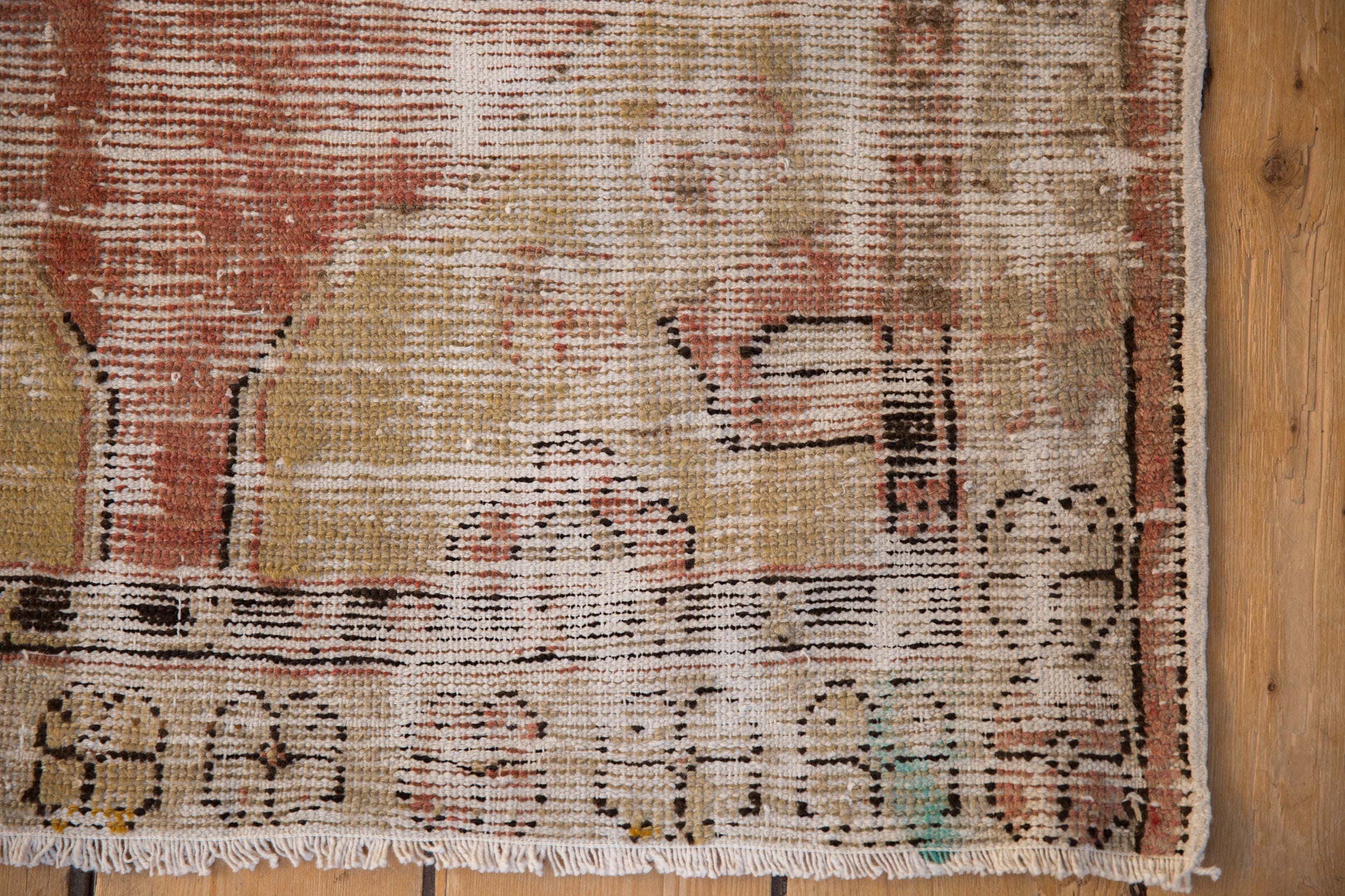 Vintage Distressed Oushak Rug // ONH Item: 12878, Image 4