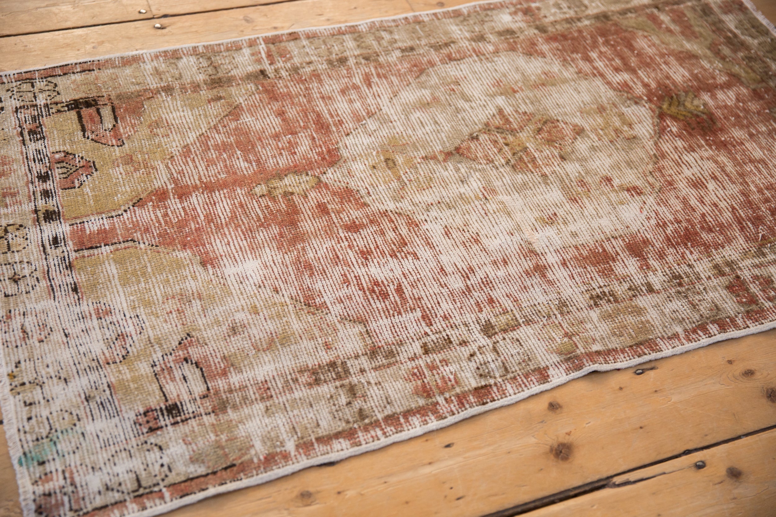 Vintage Distressed Oushak Rug // ONH Item: 12878, Image 5