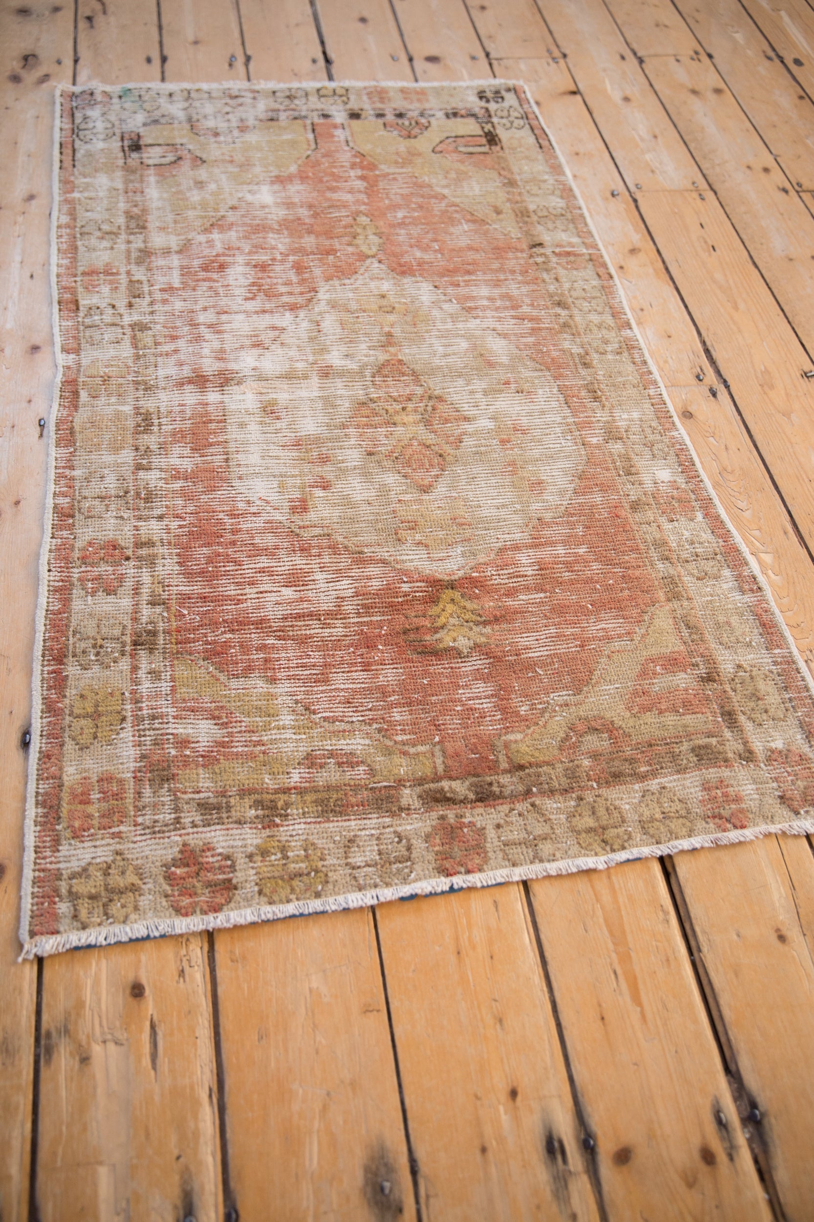 Vintage Distressed Oushak Rug // ONH Item: 12878, Image 6