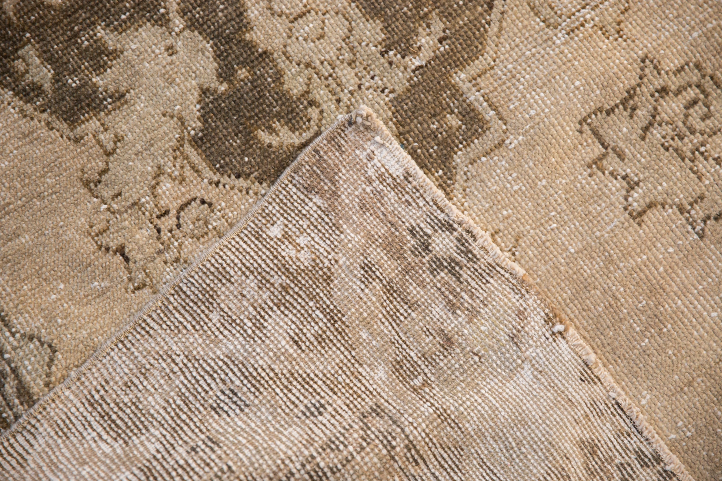 Vintage Distressed Oushak Rug // ONH Item: 12879, Image 8