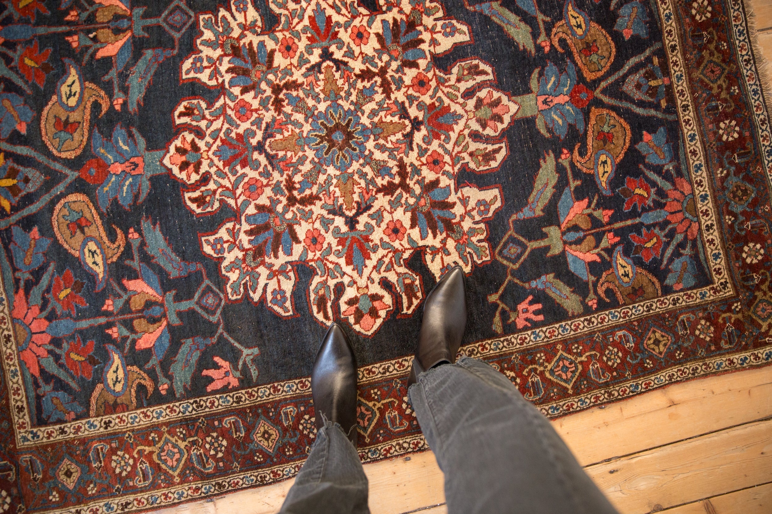 Antique Kurdish Bijar Rug // ONH Item: 12881, Image 1