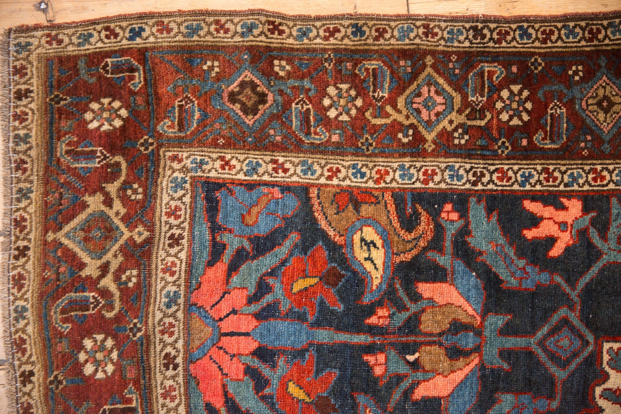 Antique Kurdish Bijar Rug // ONH Item: 12881, Image 2