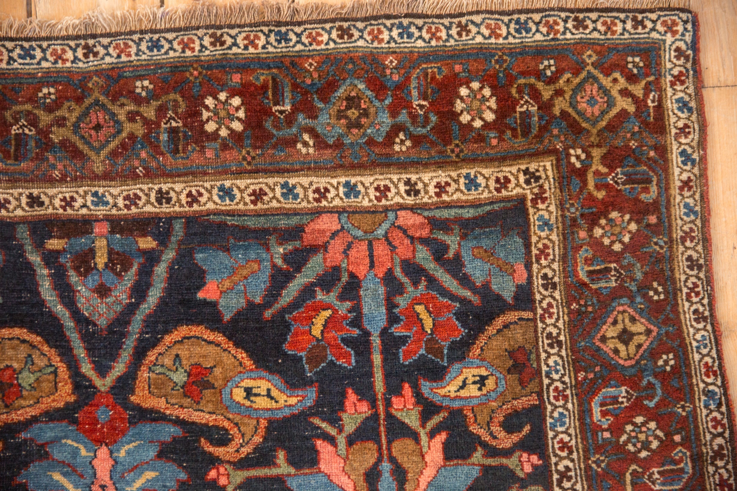 Antique Kurdish Bijar Rug // ONH Item: 12881, Image 3