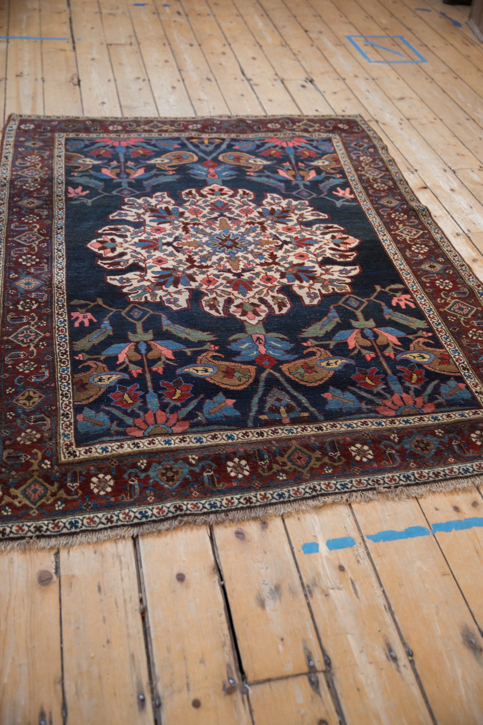 Antique Kurdish Bijar Rug // ONH Item: 12881, Image 7