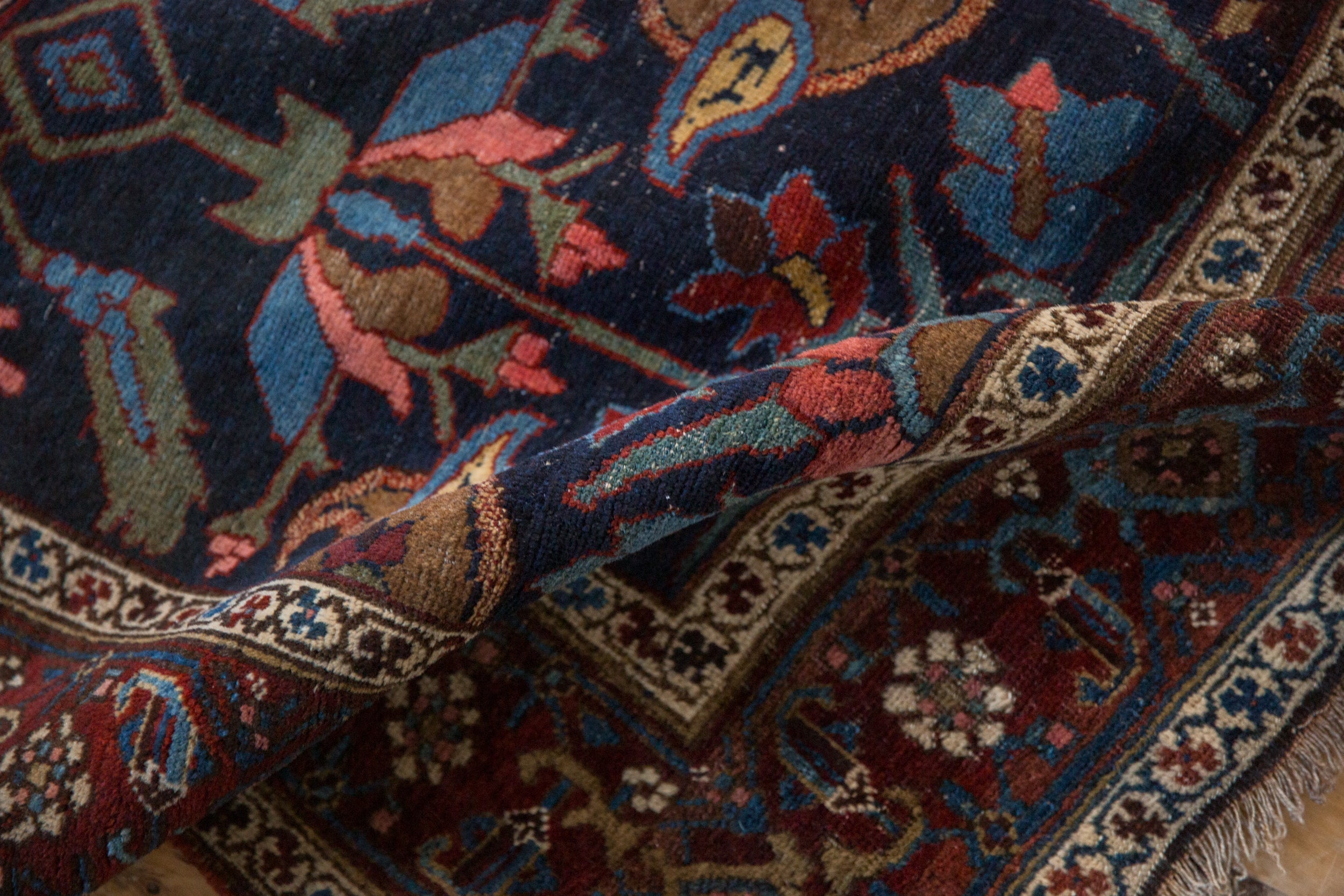 Antique Kurdish Bijar Rug // ONH Item: 12881, Image 10