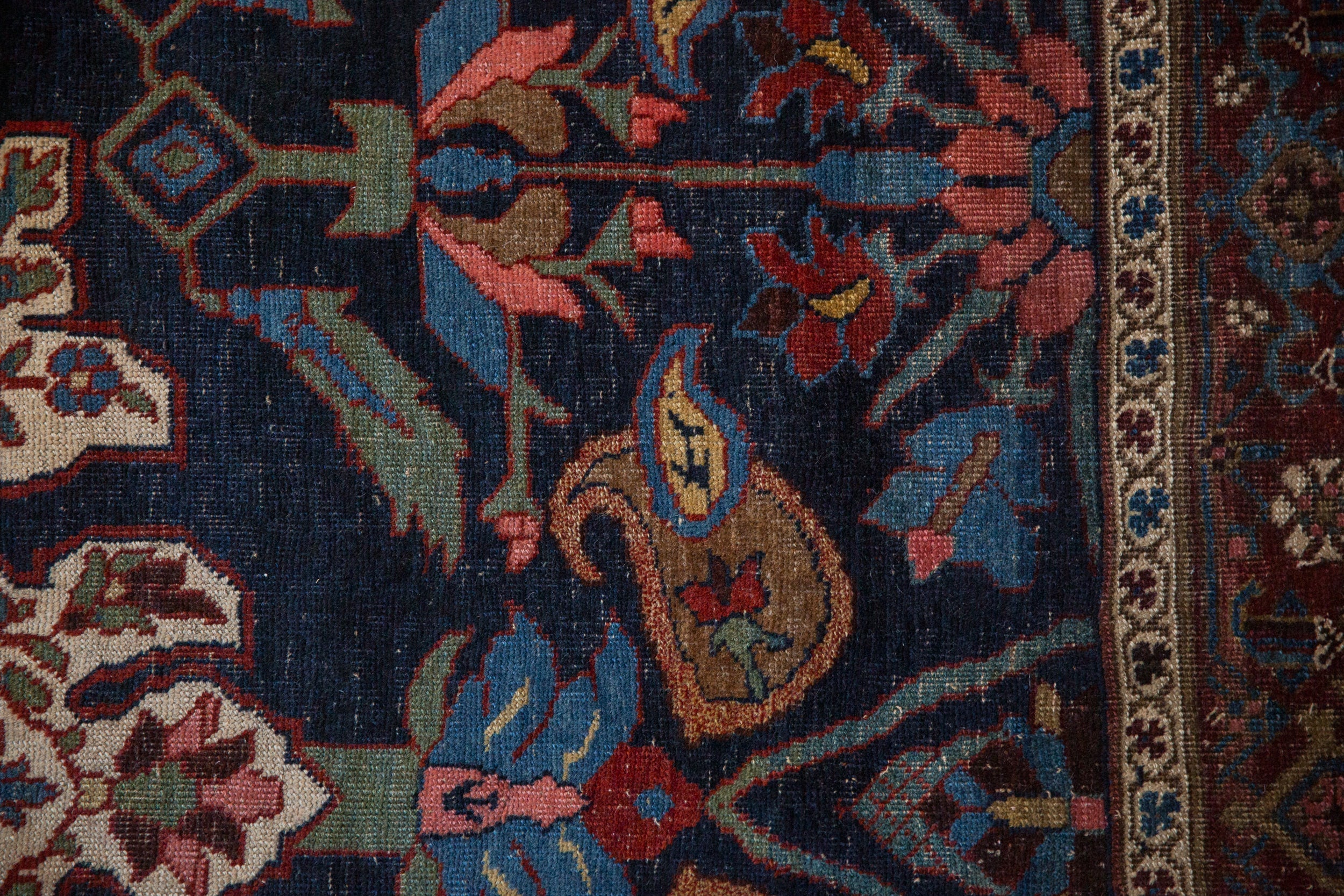 Antique Kurdish Bijar Rug // ONH Item: 12881, Image 12