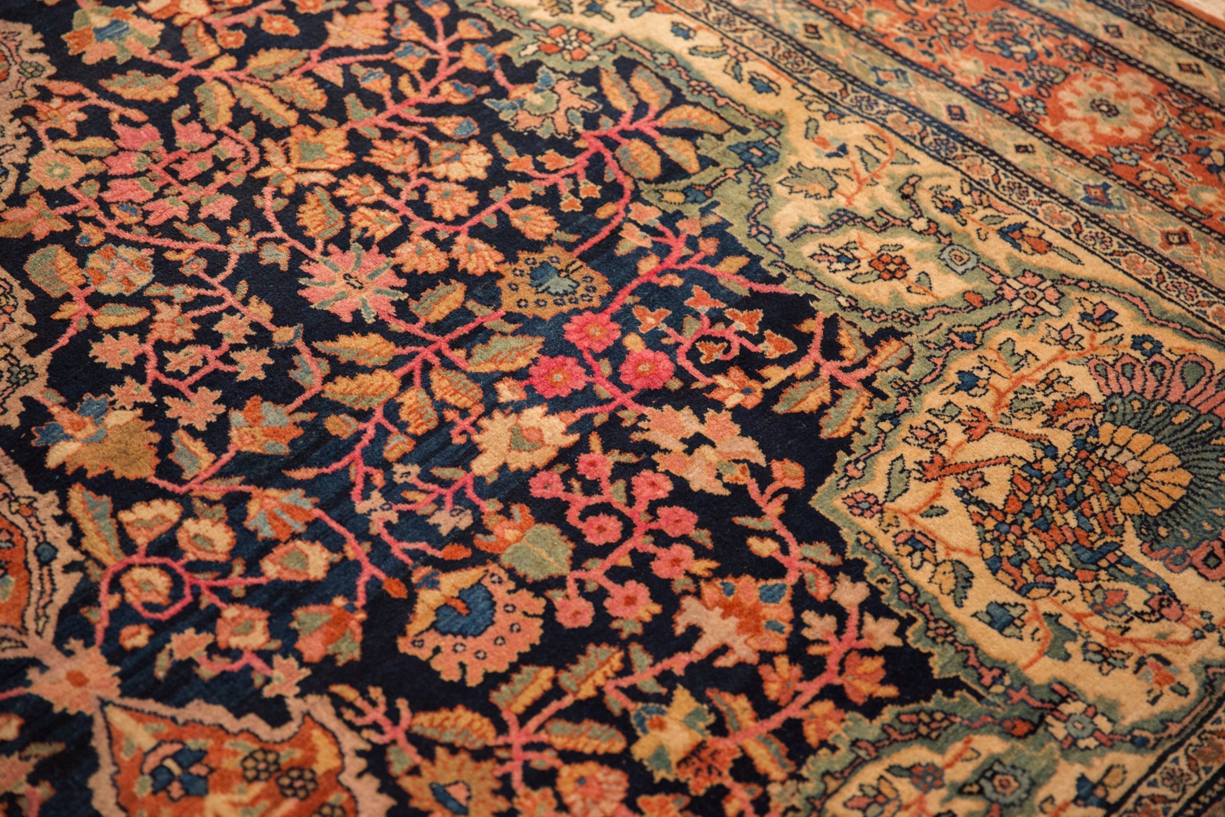 Antique Farahan Sarouk Carpet // ONH Item: 12882, Image 10