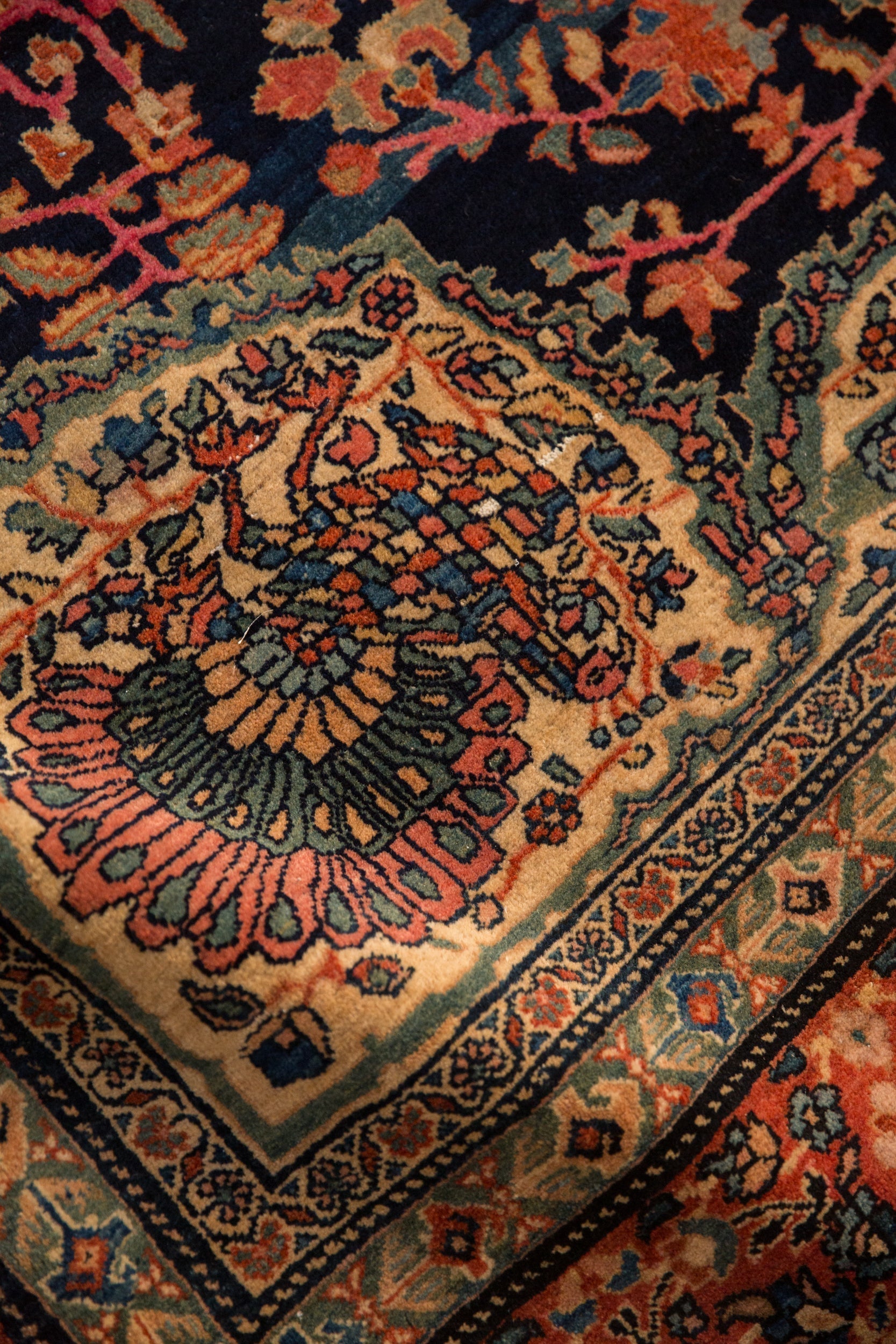 Antique Farahan Sarouk Carpet // ONH Item: 12882, Image 12