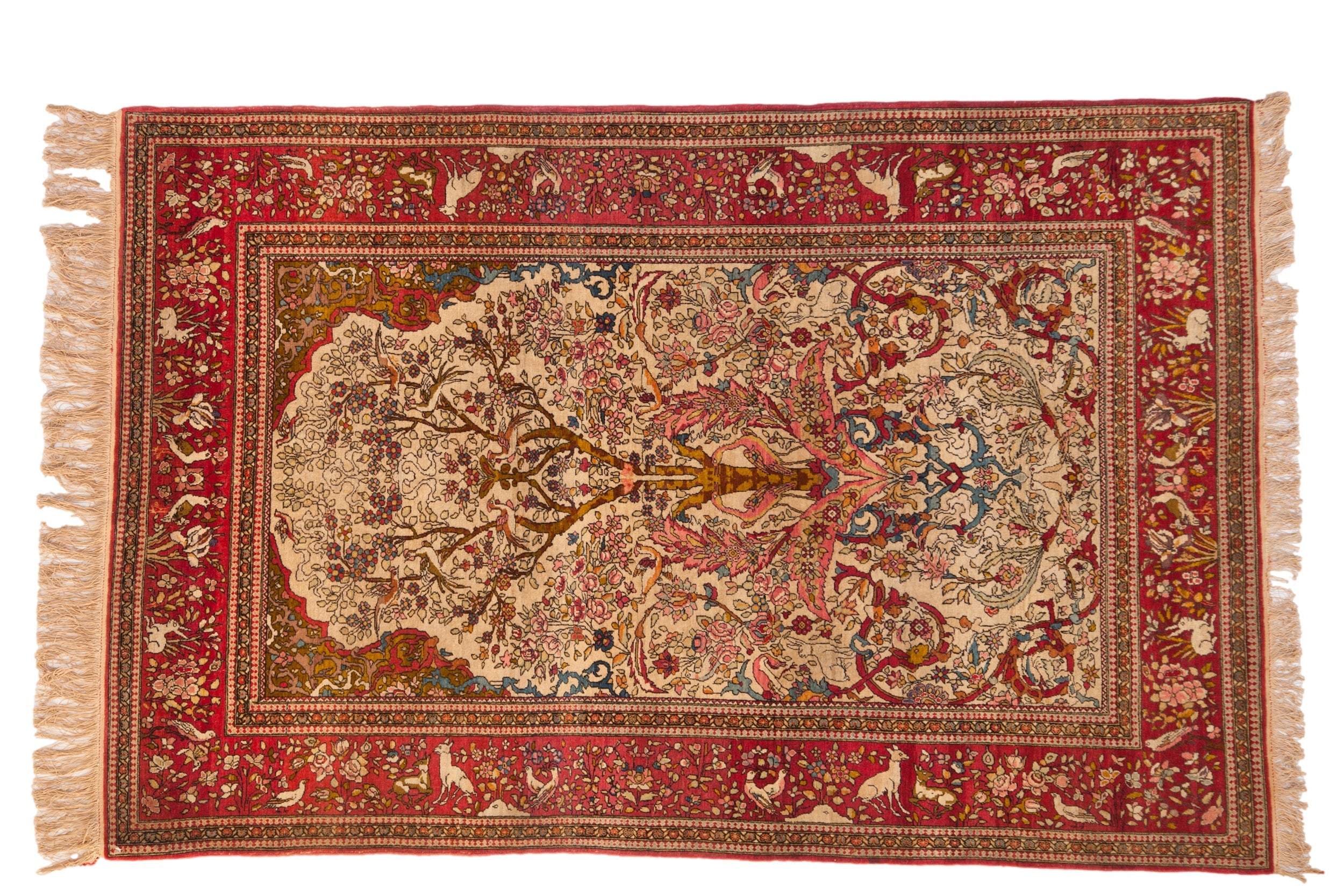 Antique Isfahan Rug // ONH Item: 12883