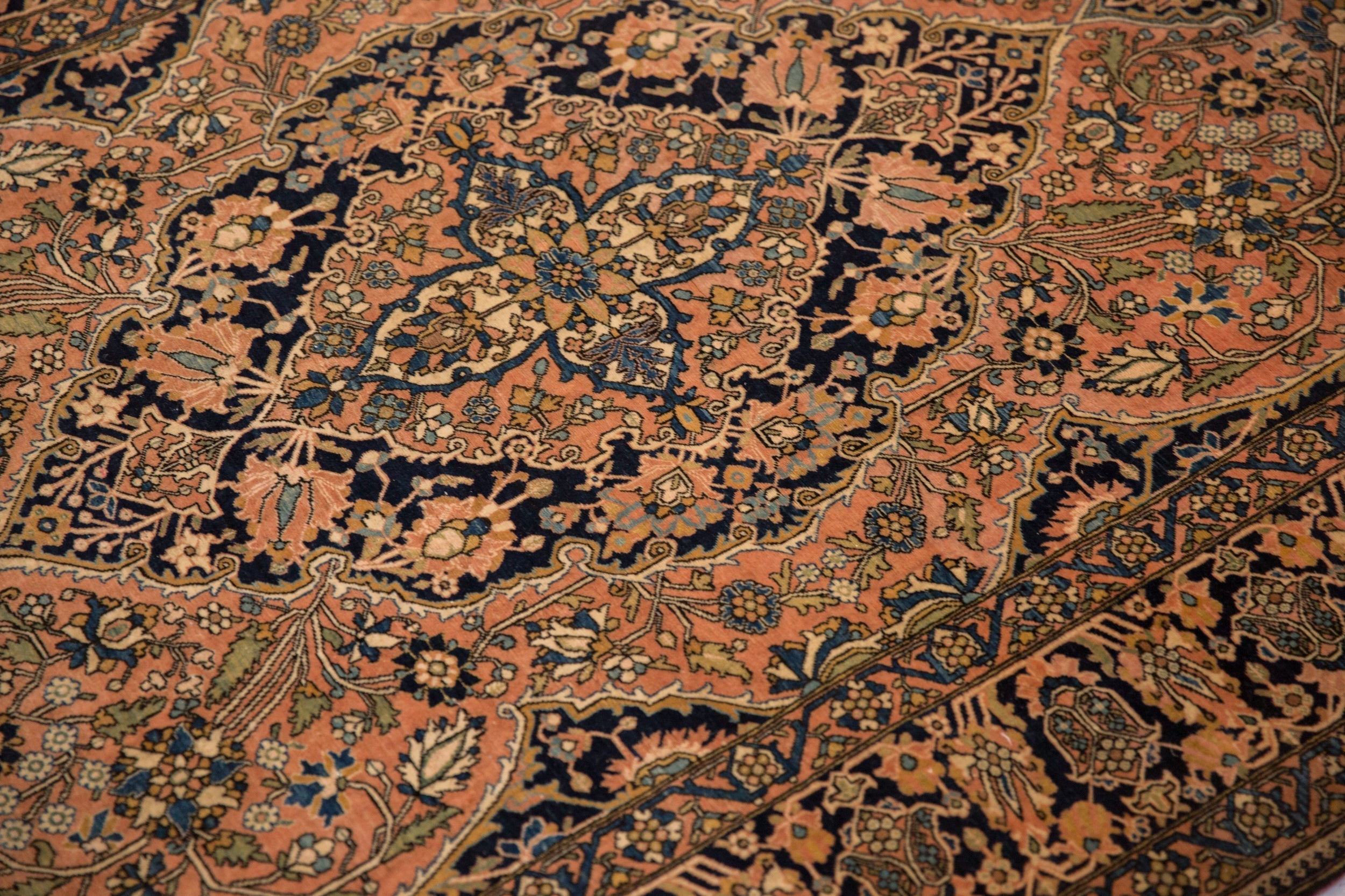 Antique Mohtashem Kashan Rug // ONH Item: 12884, Image 7