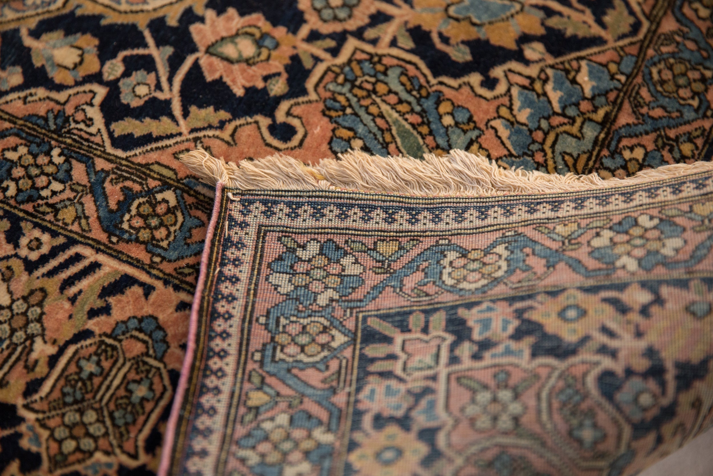 Antique Mohtashem Kashan Rug // ONH Item: 12884, Image 12