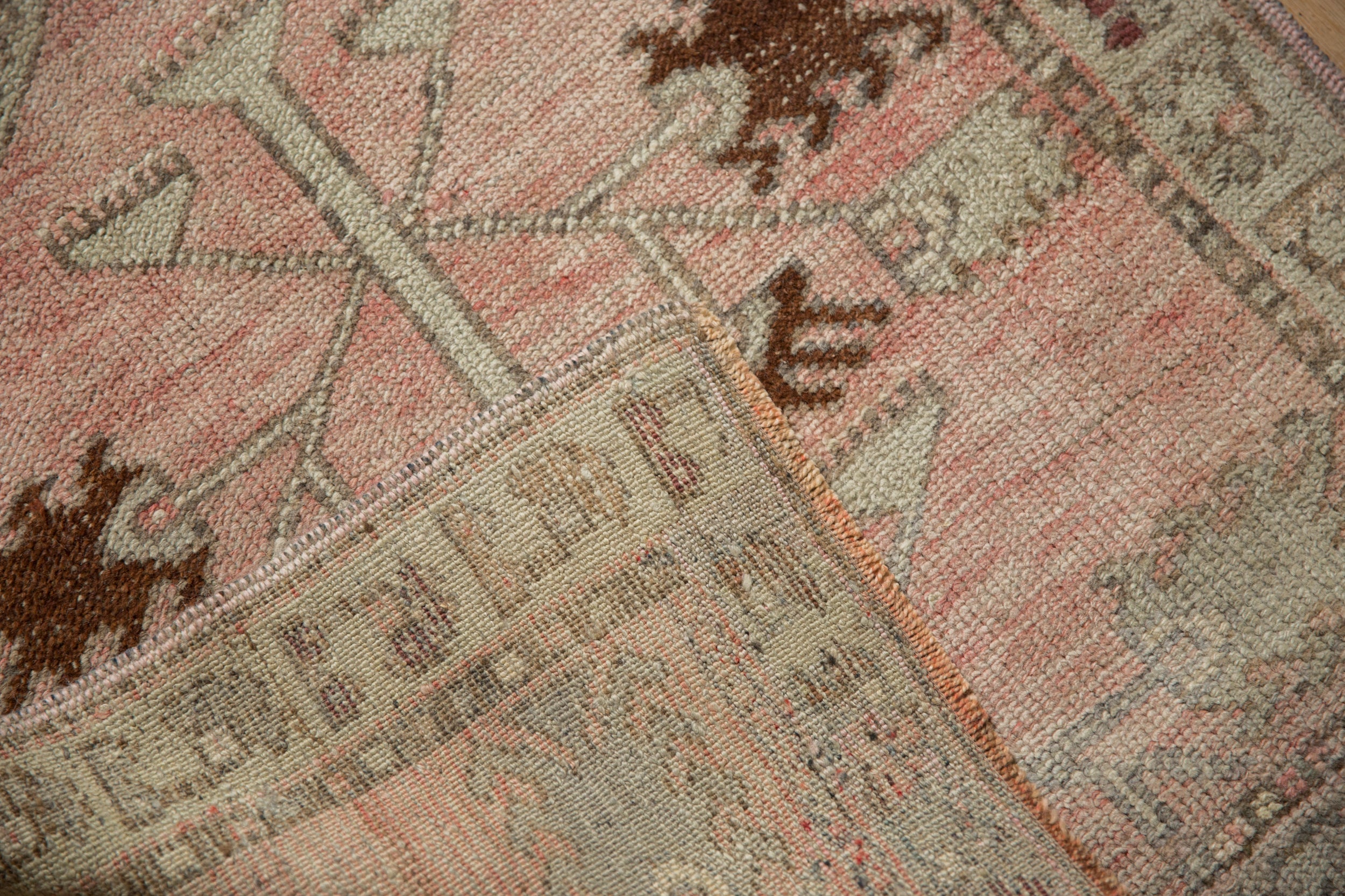 2.5x3 Vintage Distressed Oushak Square Rug // ONH Item 12891, Image 7