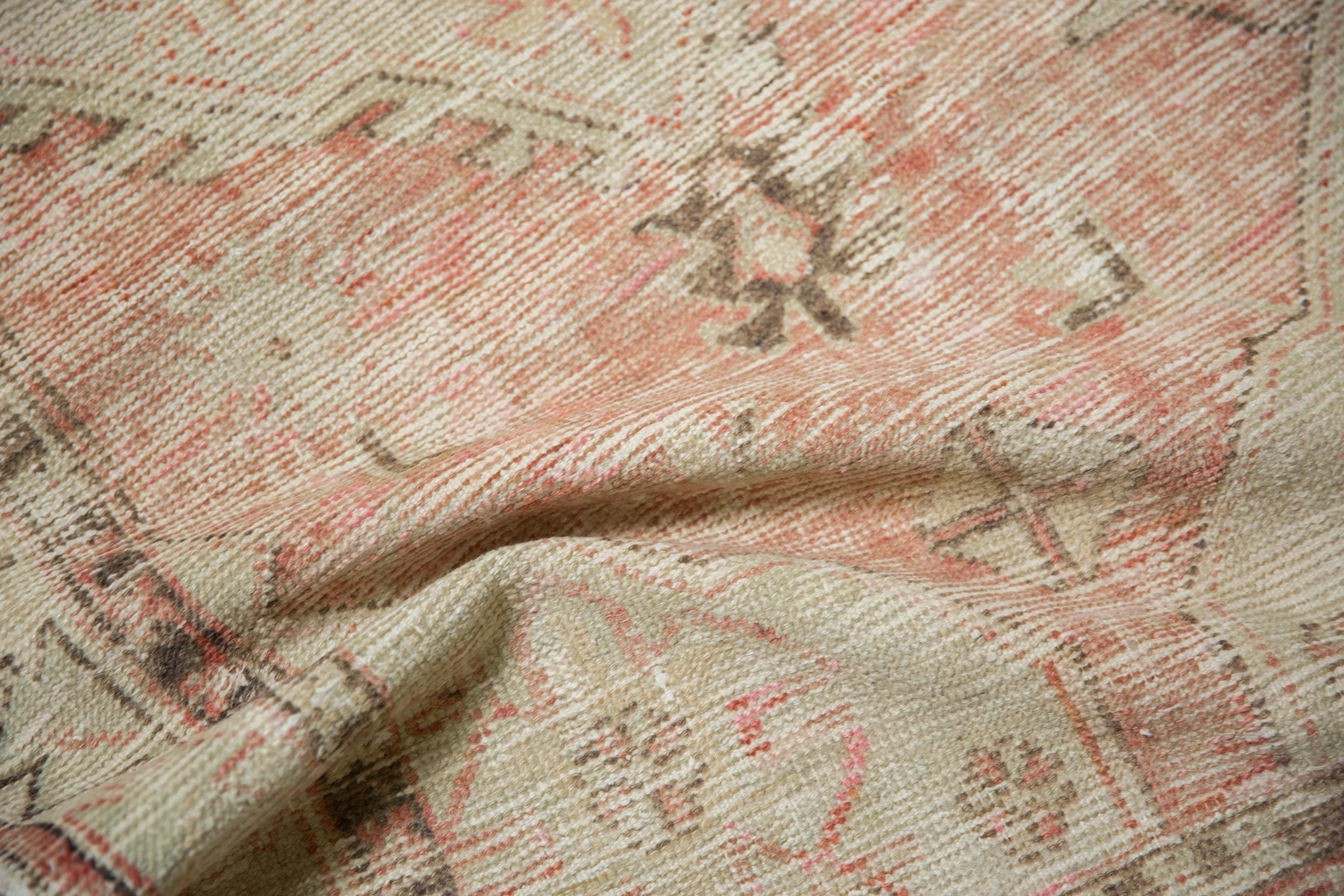 2.5x5 Vintage Distressed Oushak Rug Runner // ONH Item 12893, Image 6