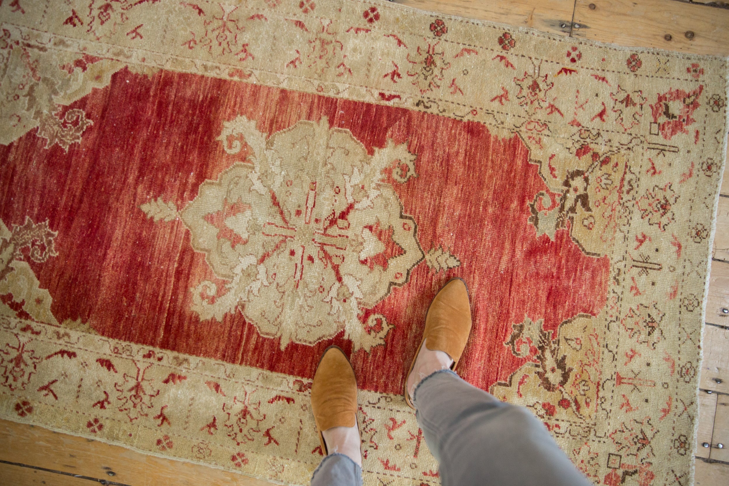 3.5x6 Vintage Distressed Anatolian Rug // ONH Item 12905, Image 1