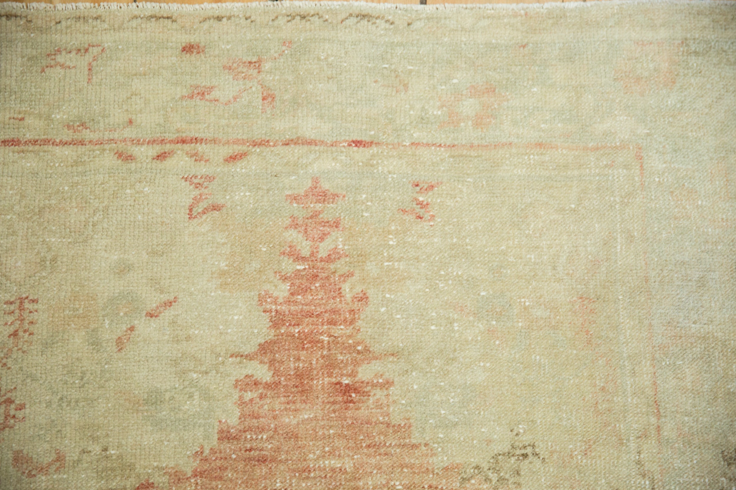 3.5x7 Vintage Distressed Oushak Rug Runner // ONH Item 12909, Image 2