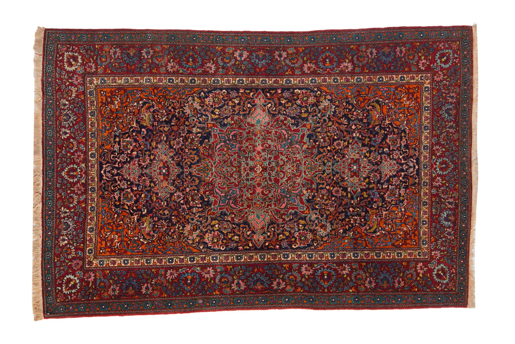 Antique Fine Kashan Rug // ONH Item: 12913