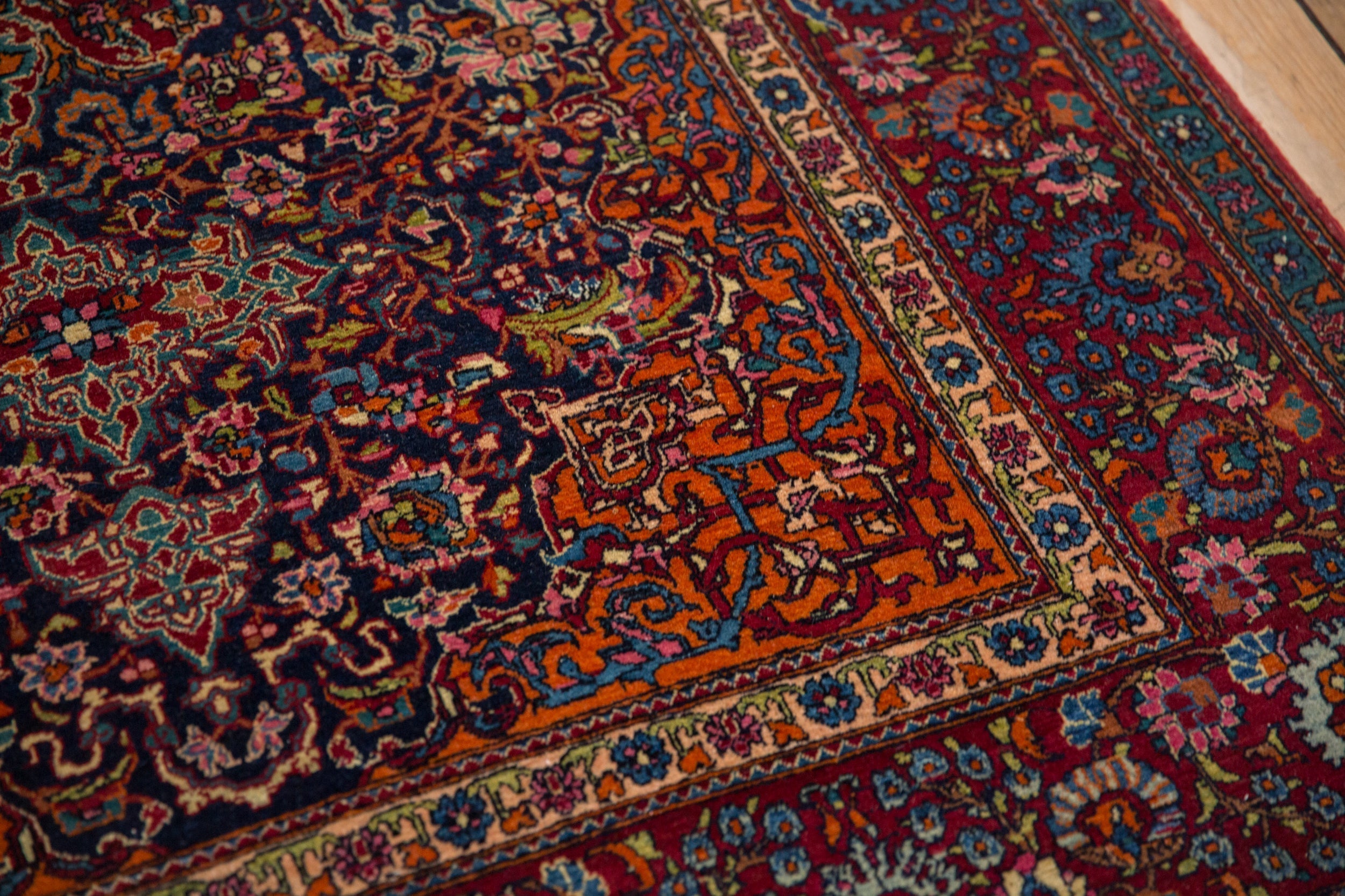 Antique Fine Kashan Rug // ONH Item: 12913, Image 10
