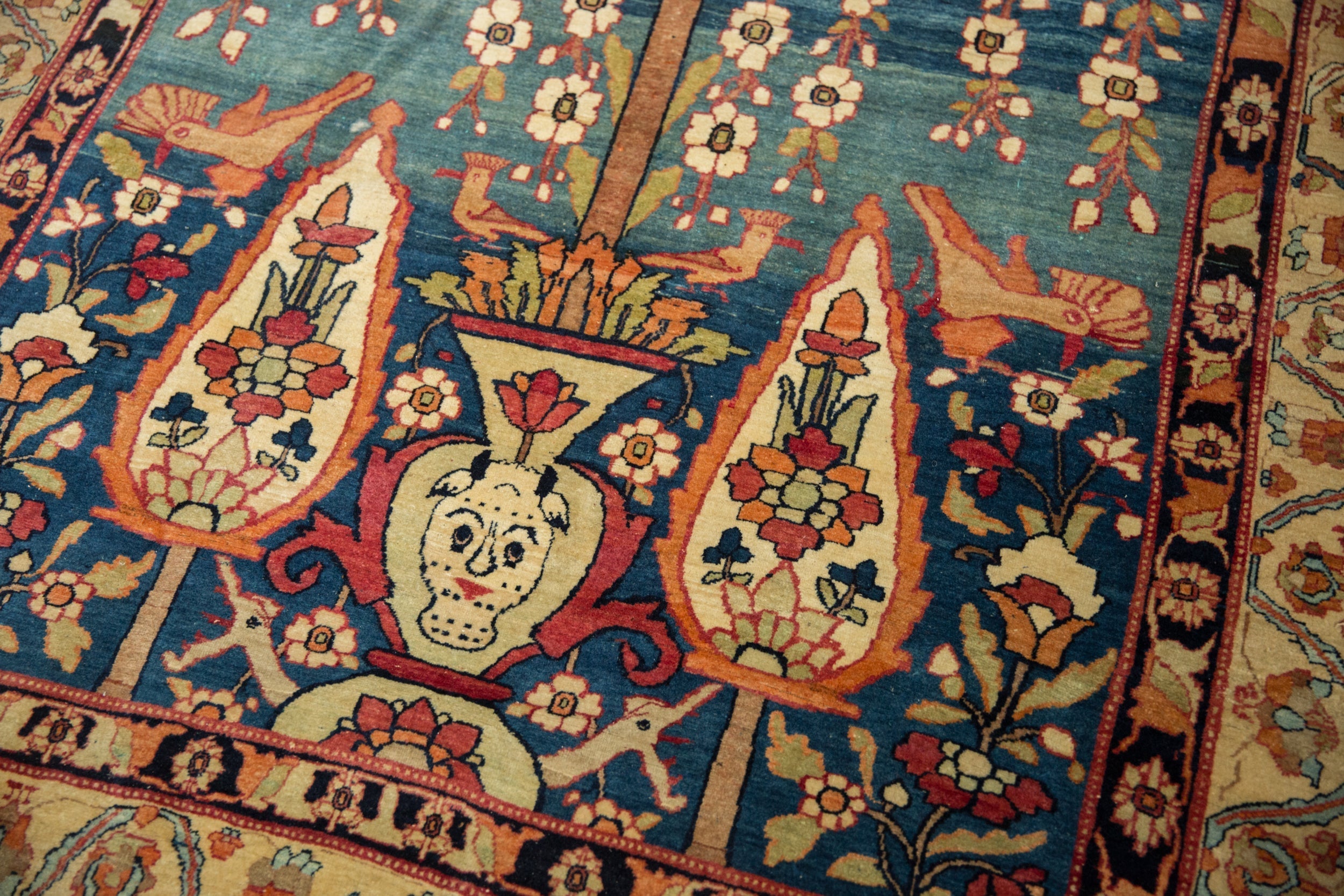 5.5x9.5 Antique Kermanshah Carpet // ONH Item 12925, Image 3