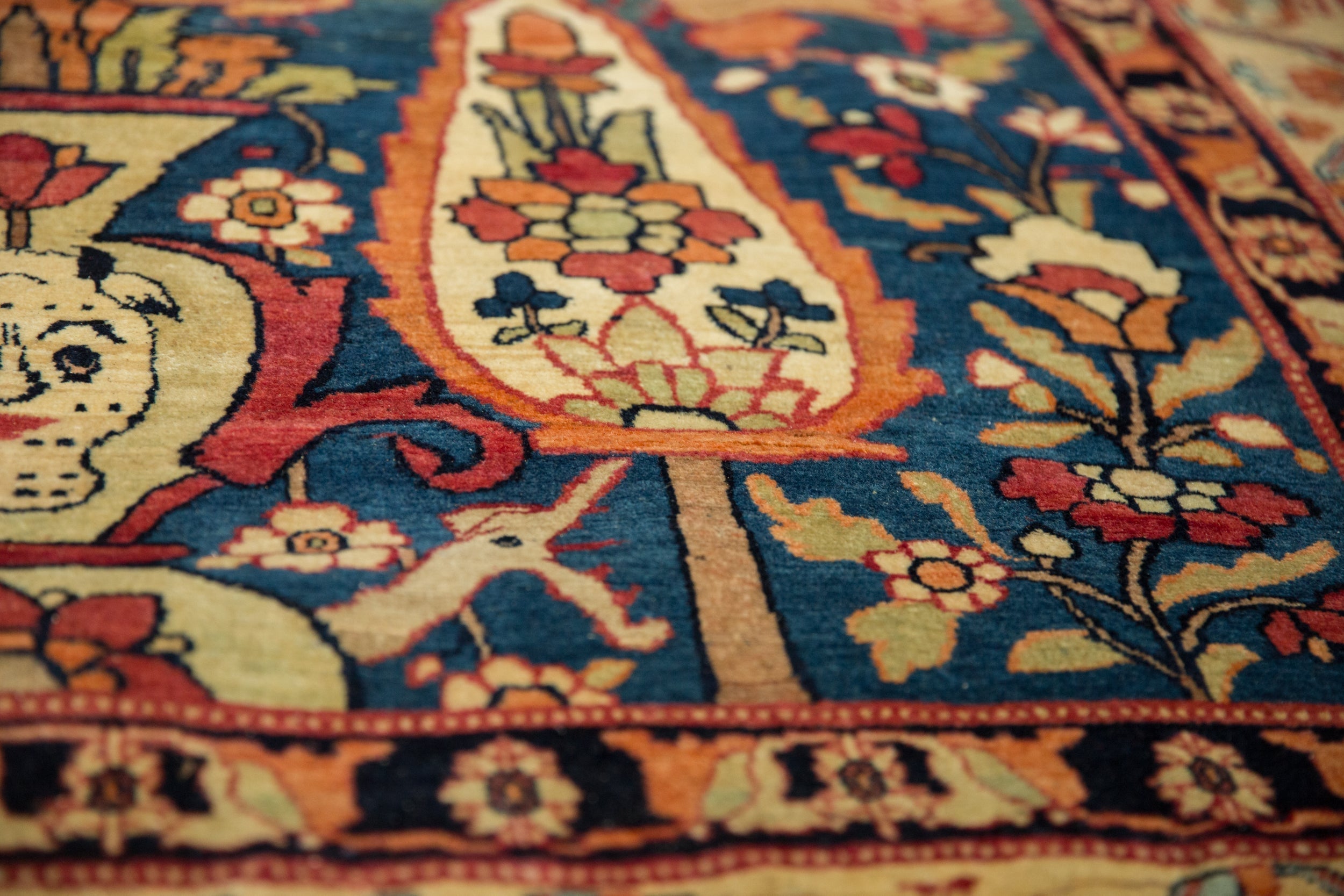 5.5x9.5 Antique Kermanshah Carpet // ONH Item 12925, Image 5