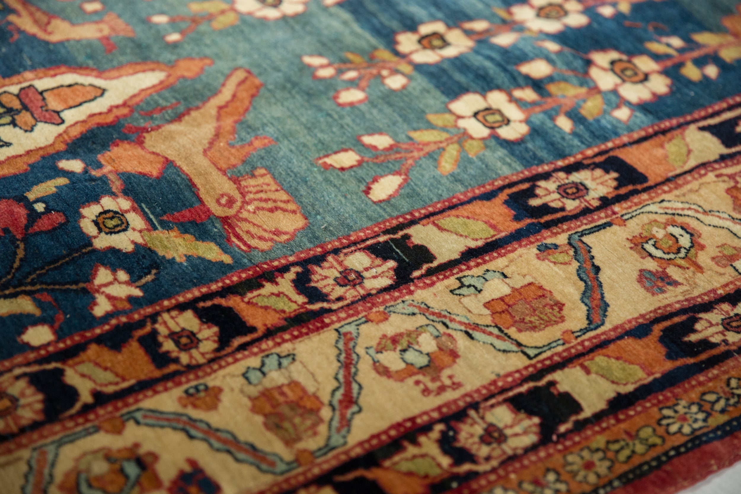 5.5x9.5 Antique Kermanshah Carpet // ONH Item 12925, Image 7