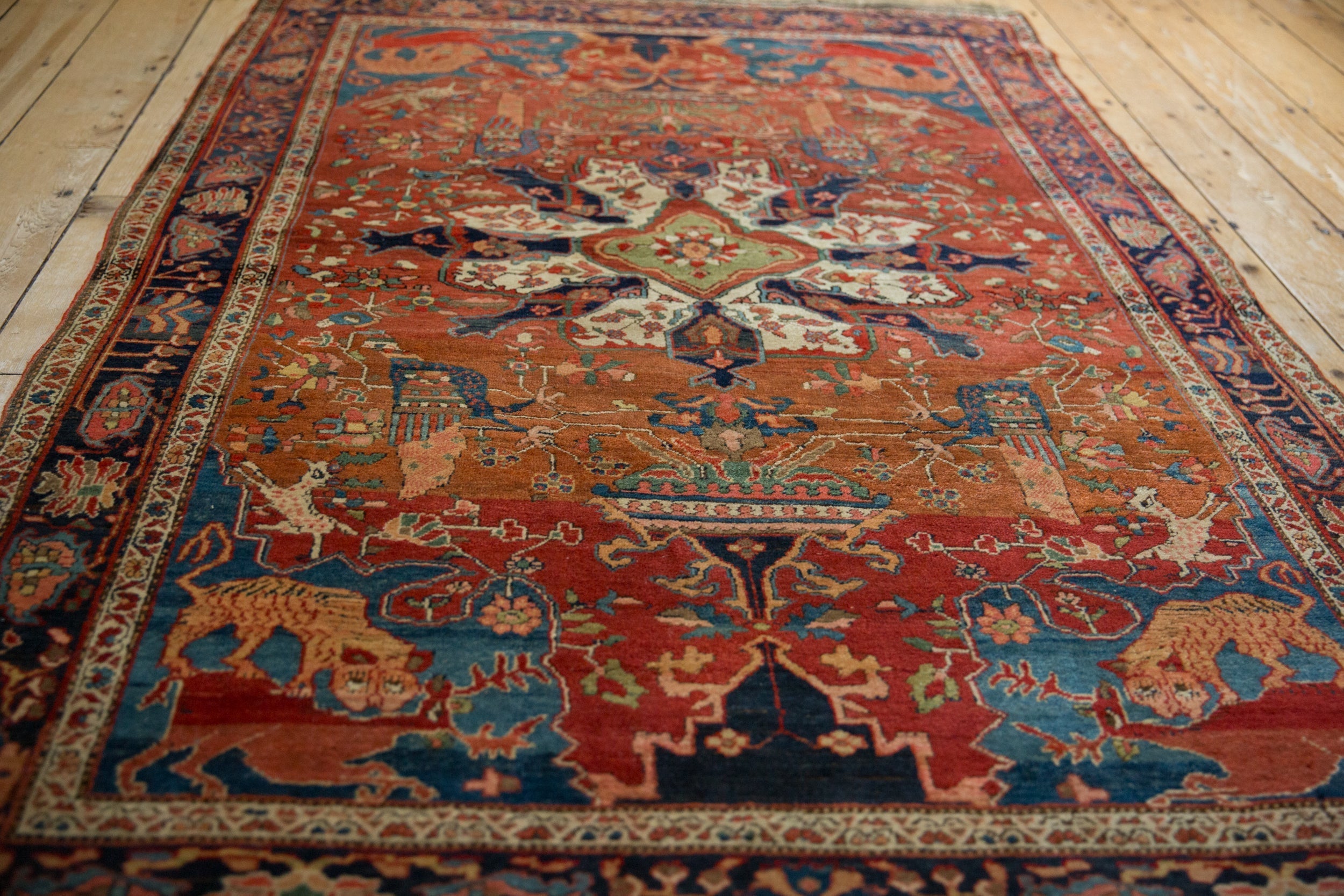 4.5x6.5 Antique Farahan Sarouk Rug // ONH Item 12926, Image 5