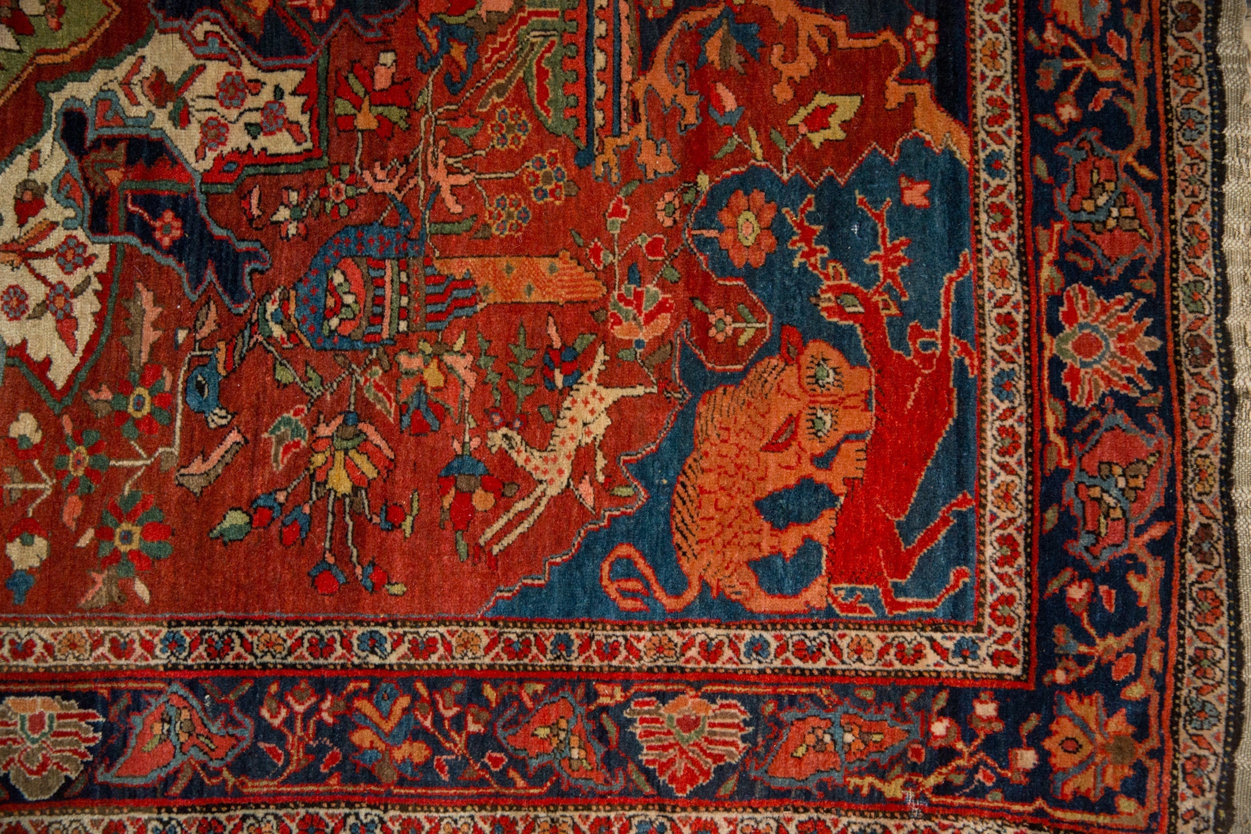 4.5x6.5 Antique Farahan Sarouk Rug // ONH Item 12926, Image 13