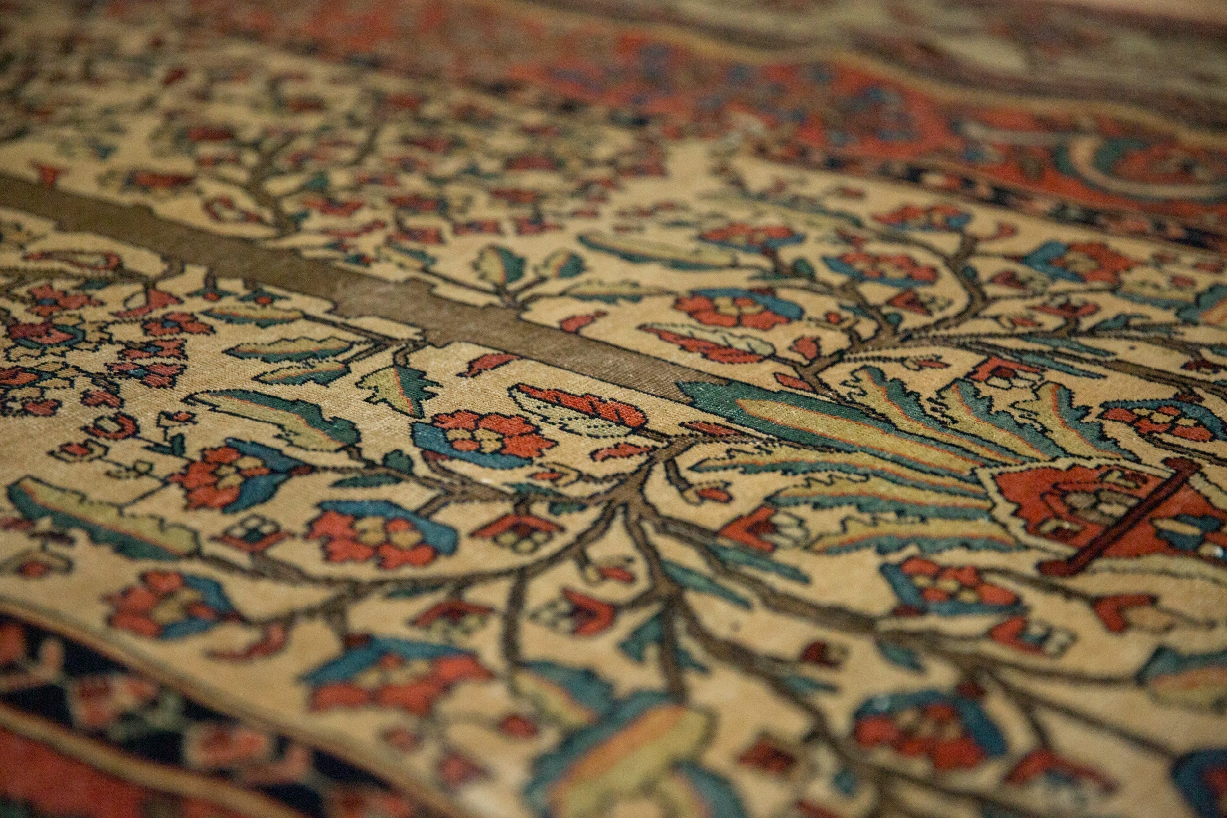 5x9 Antique Fine Fereghan Carpet // ONH Item 12928, Image 14