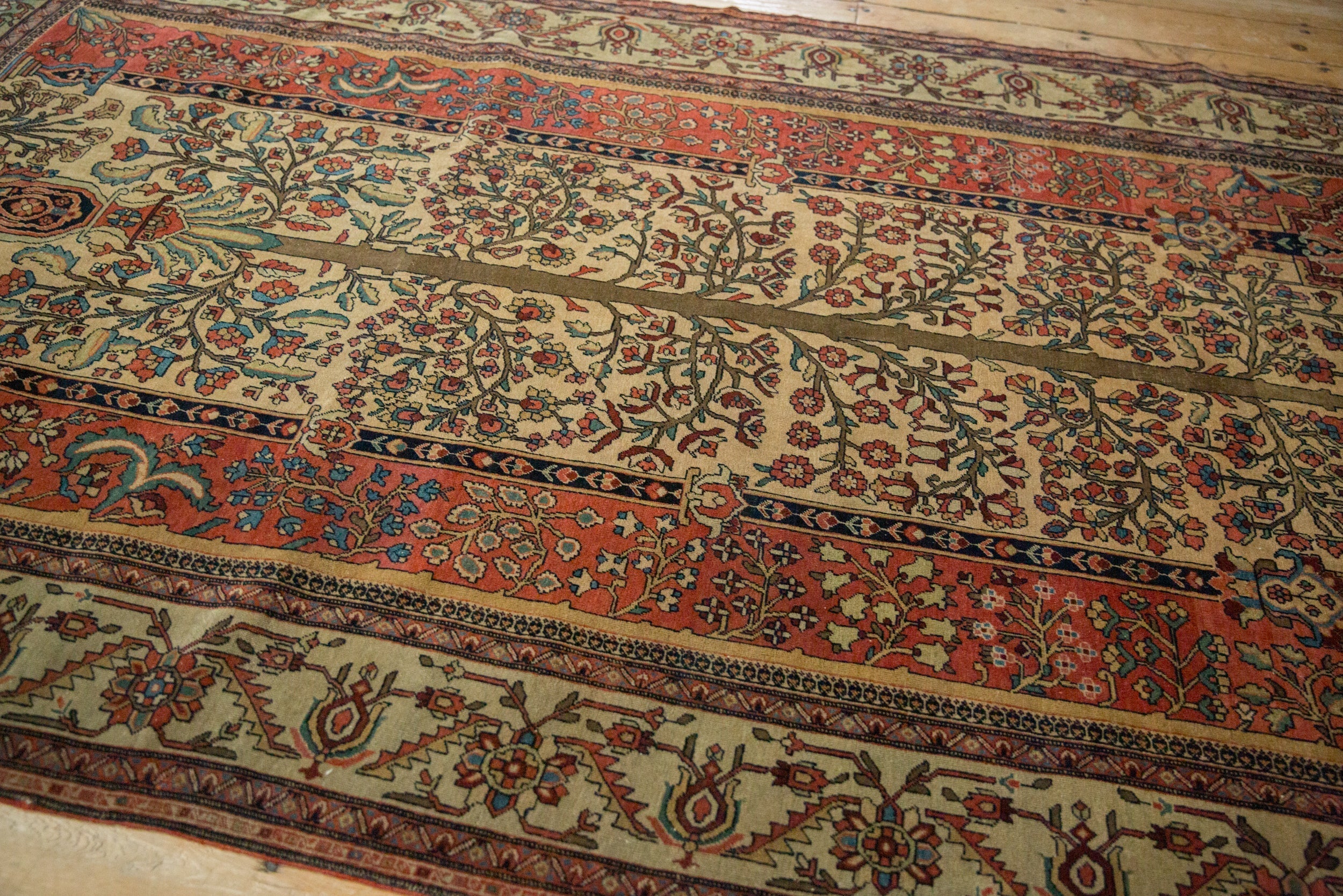 5x9 Antique Fine Fereghan Carpet // ONH Item 12928, Image 17