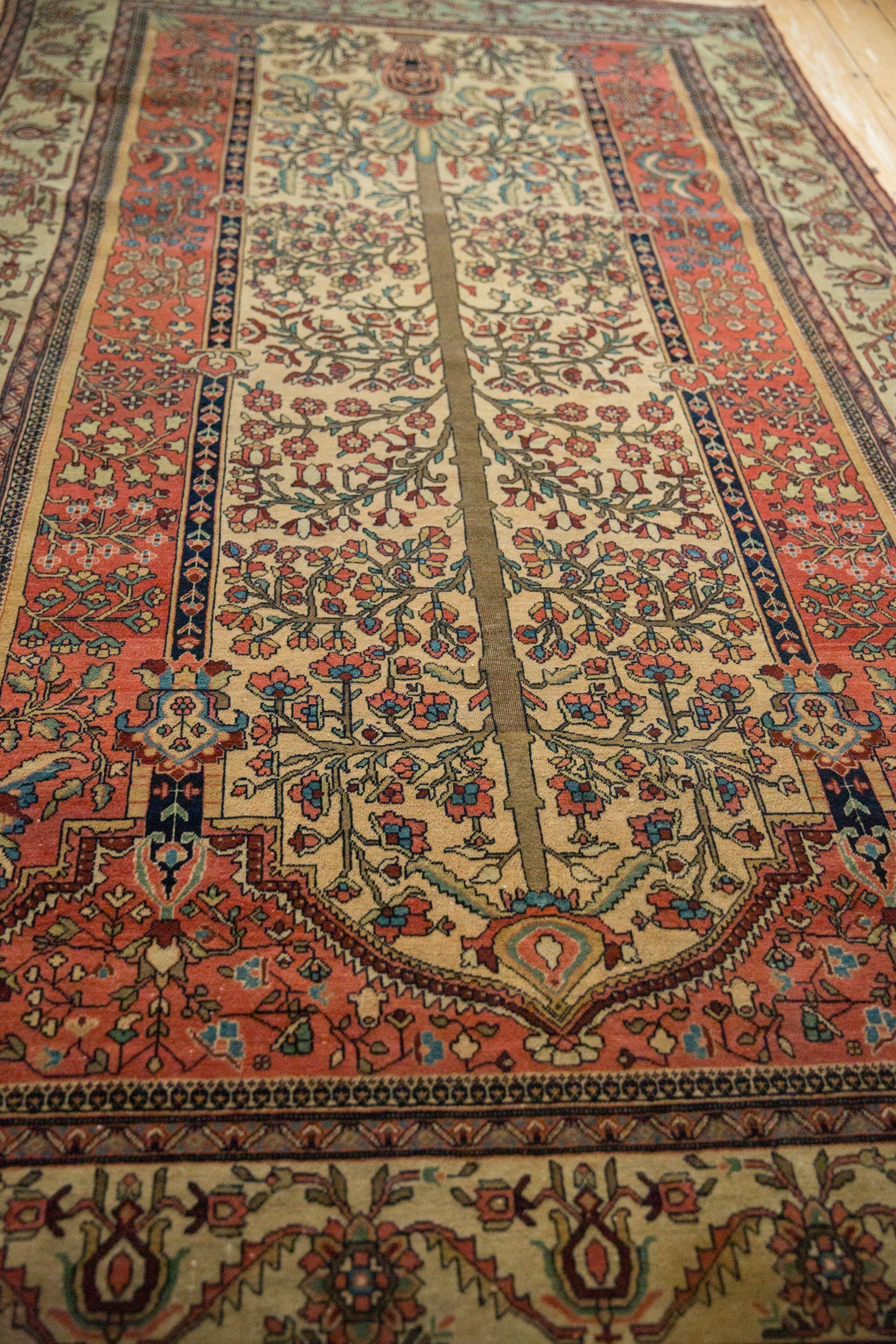 5x9 Antique Fine Fereghan Carpet // ONH Item 12928, Image 18