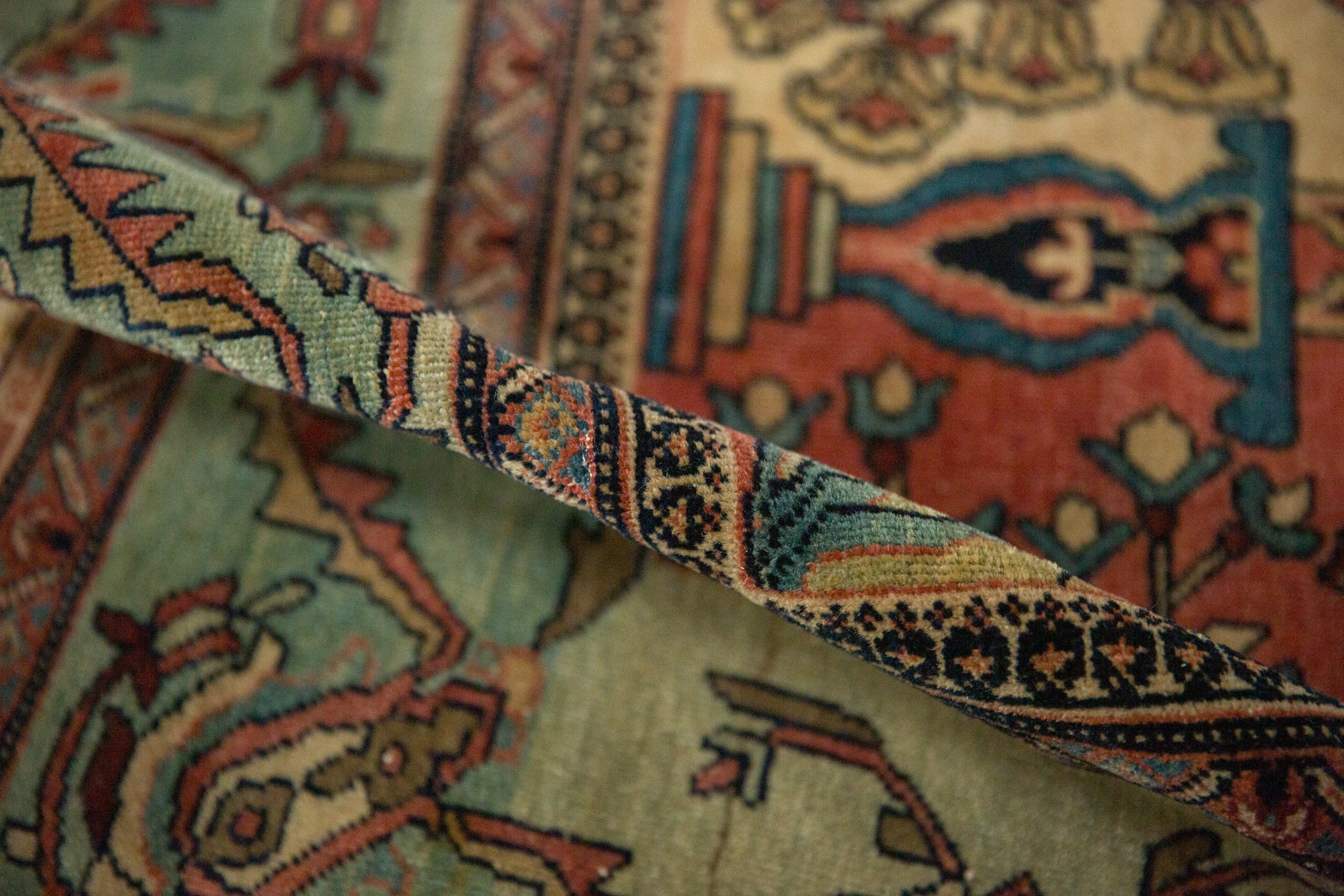 5x9 Antique Fine Fereghan Carpet // ONH Item 12928, Image 19