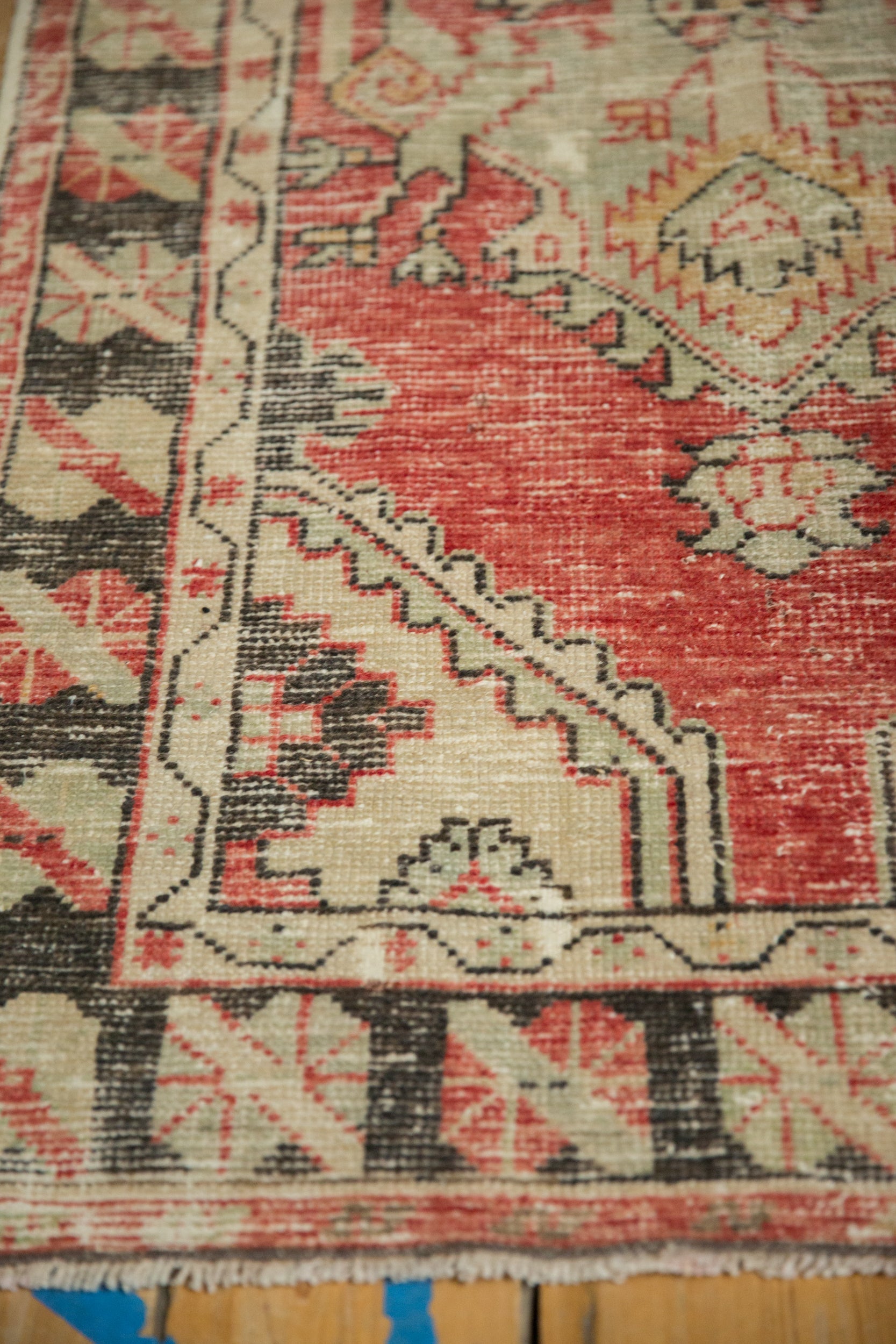 2.5x5.5 Vintage Distressed Oushak Rug Runner // ONH Item 12930, Image 4