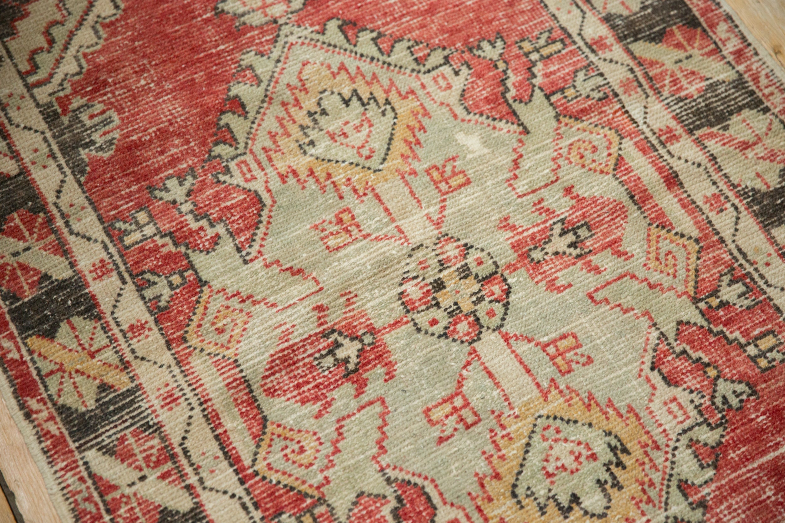 2.5x5.5 Vintage Distressed Oushak Rug Runner // ONH Item 12930, Image 7