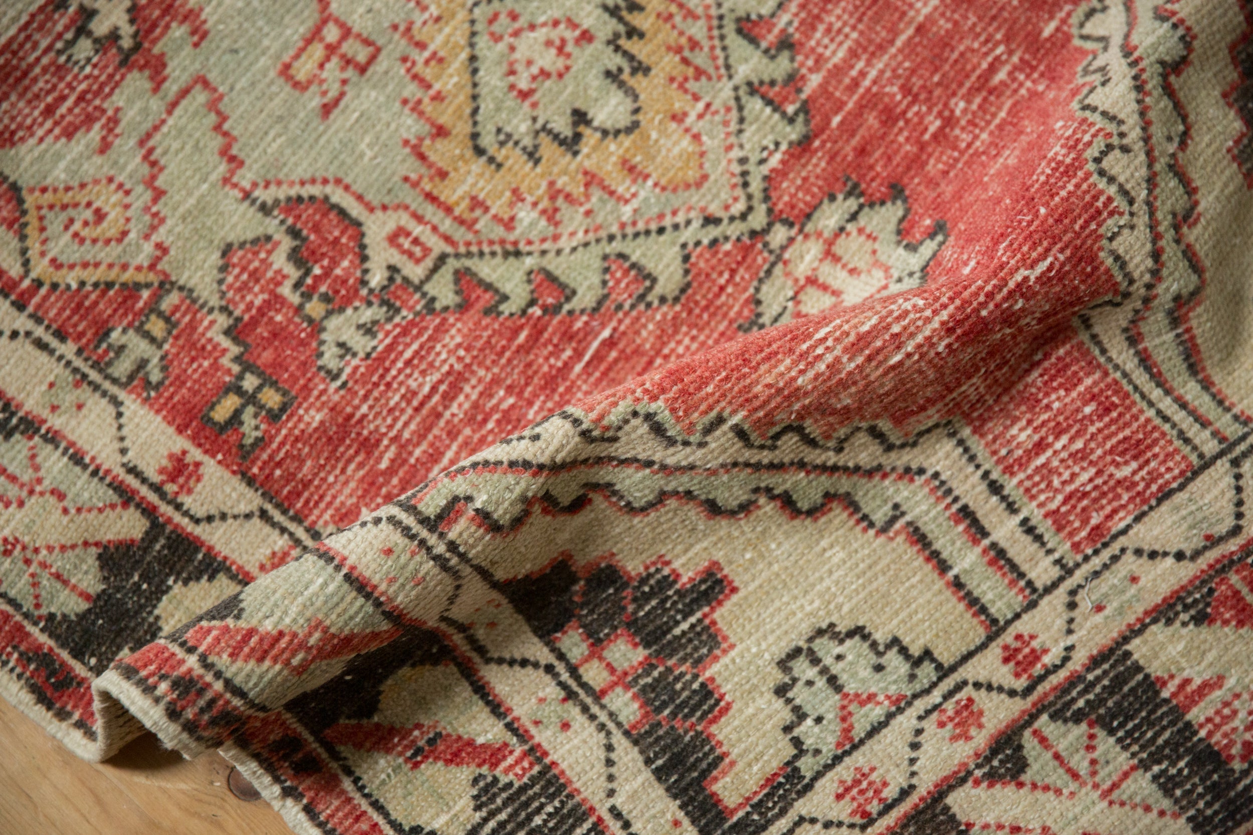 2.5x5.5 Vintage Distressed Oushak Rug Runner // ONH Item 12930, Image 8