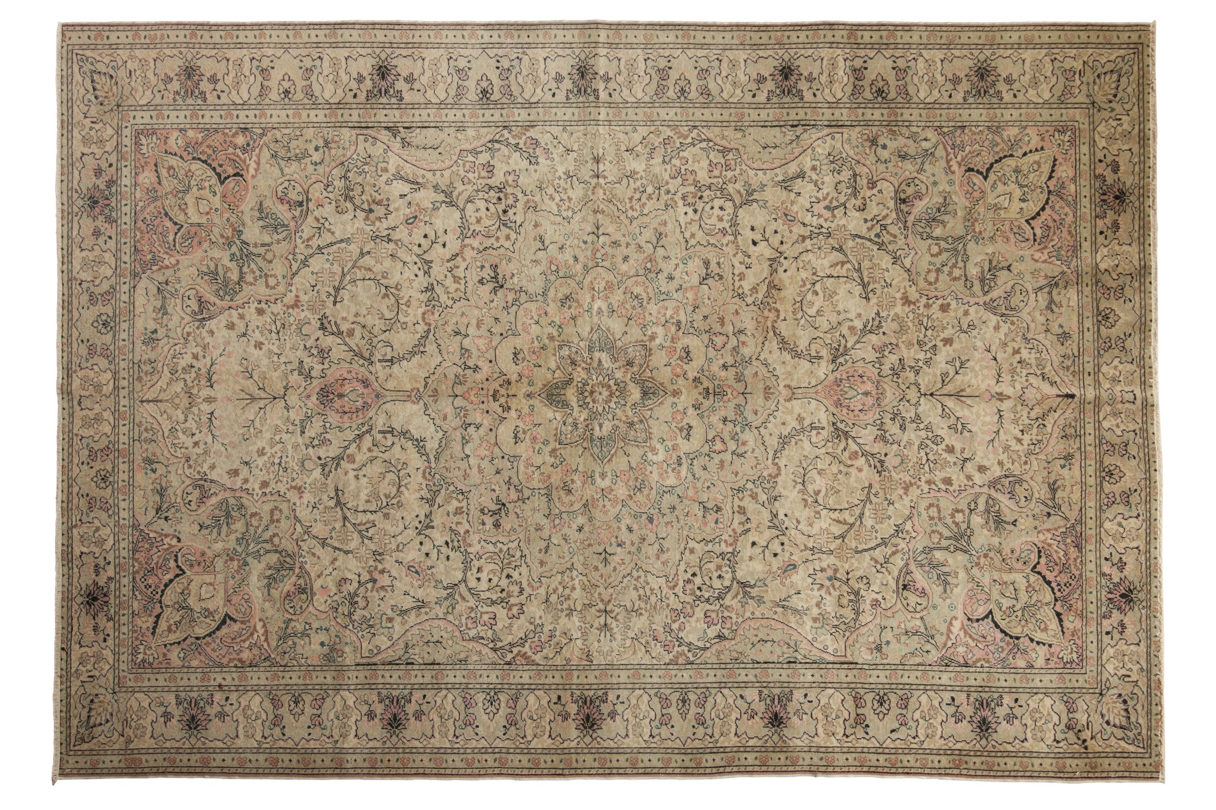 6.5x9.5 Vintage Distressed Kayseri Carpet // ONH Item 12936