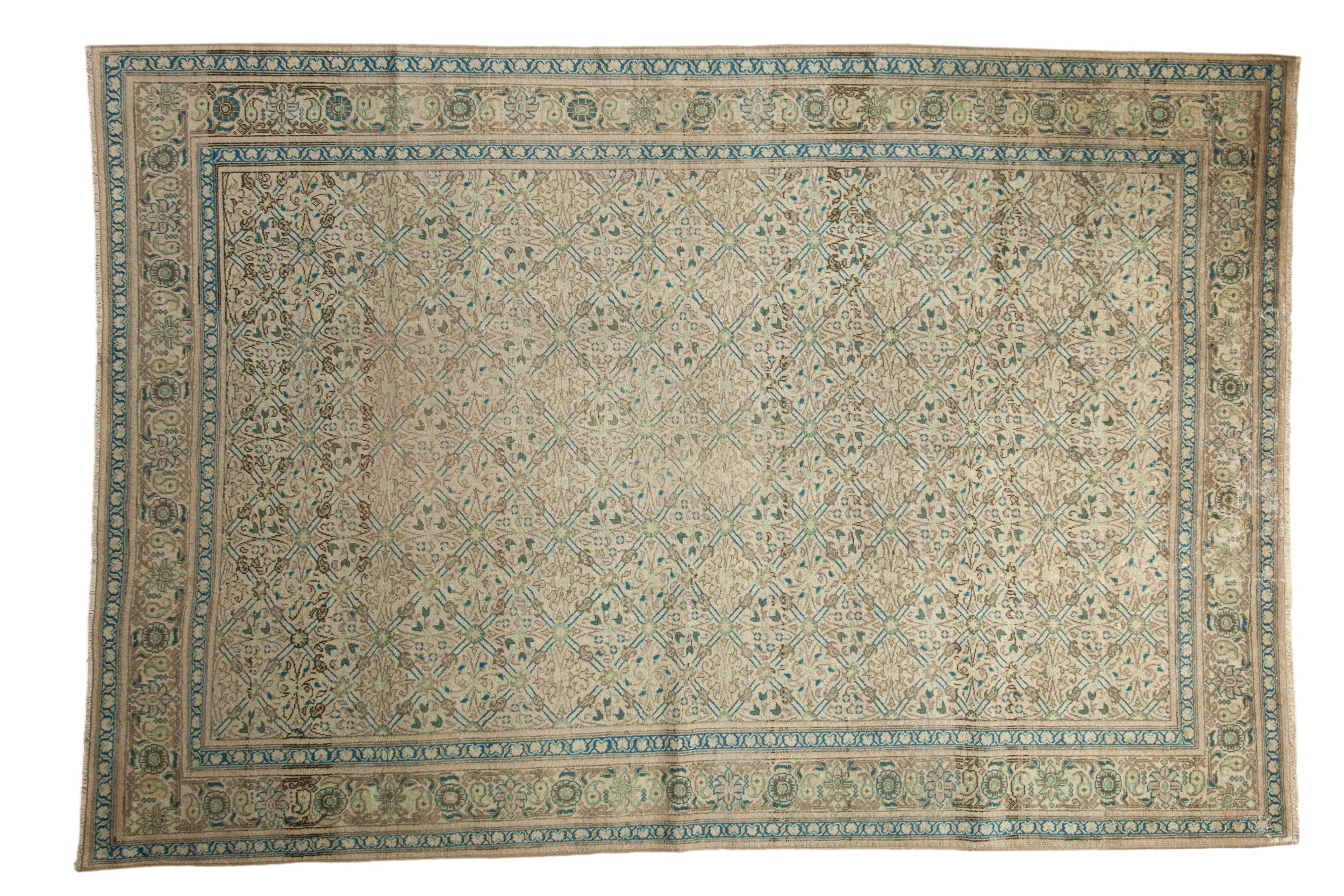 RESERVED 6.5x9.5 Vintage Distressed Kayseri Carpet // ONH Item 12937