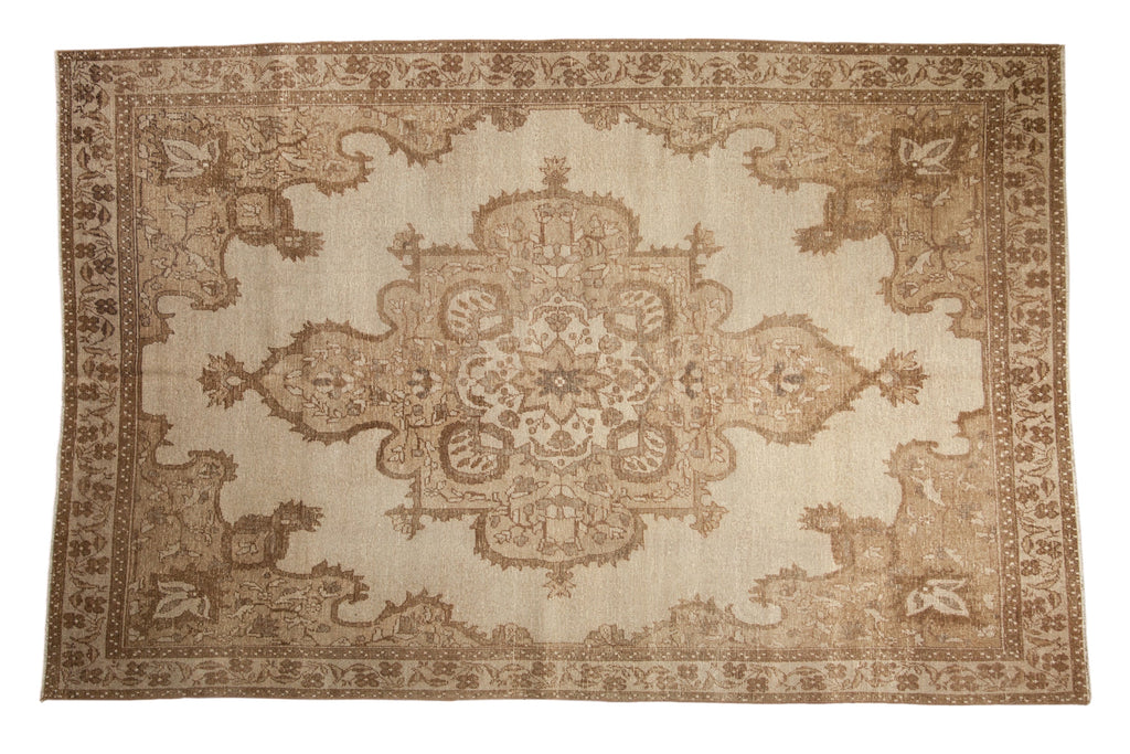 6x9 Vintage Distressed Kars Carpet // ONH Item 12941