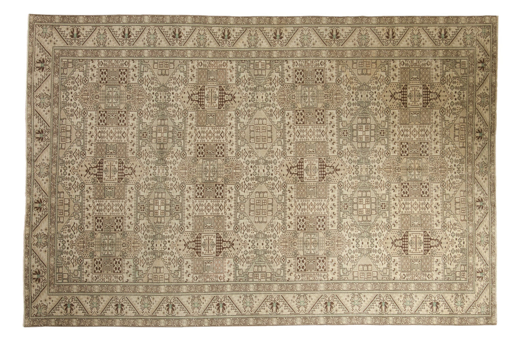 6.5x9.5 Vintage Distressed Sparta Carpet // ONH Item 12944