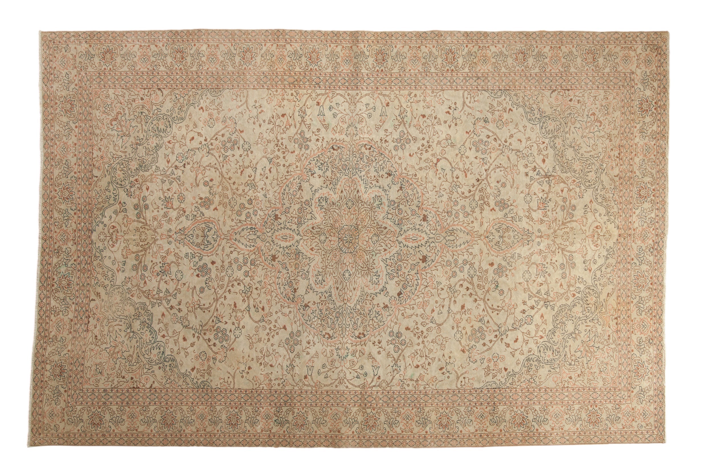 6.5x9.5 Vintage Distressed Sparta Carpet // ONH Item 12948