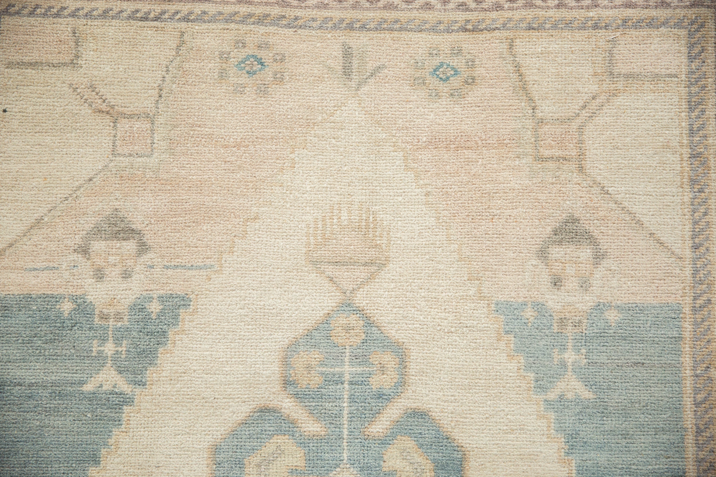 5x9 Vintage Distressed Oushak Carpet // ONH Item 12954, Image 2