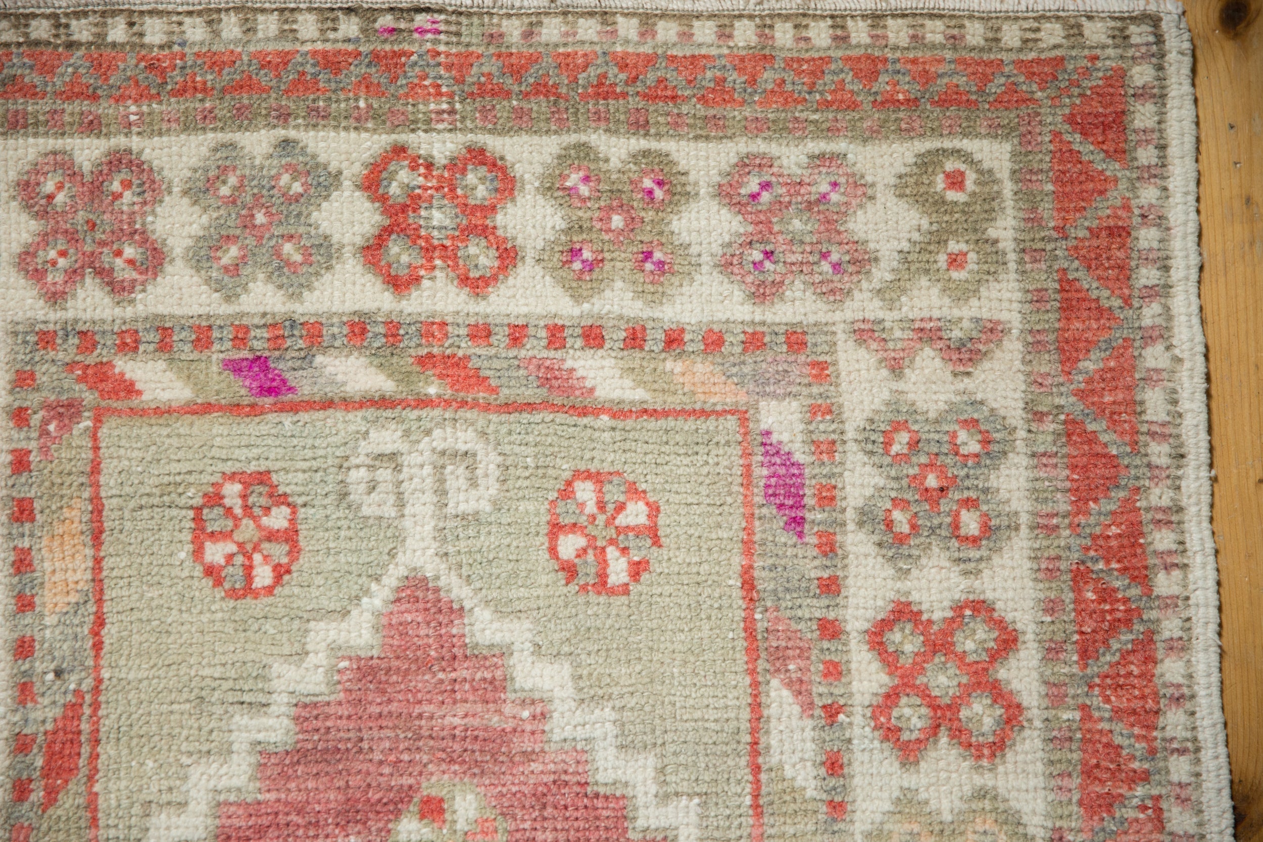 2.5x5 Vintage Distressed Oushak Rug Runner // ONH Item 12961, Image 2