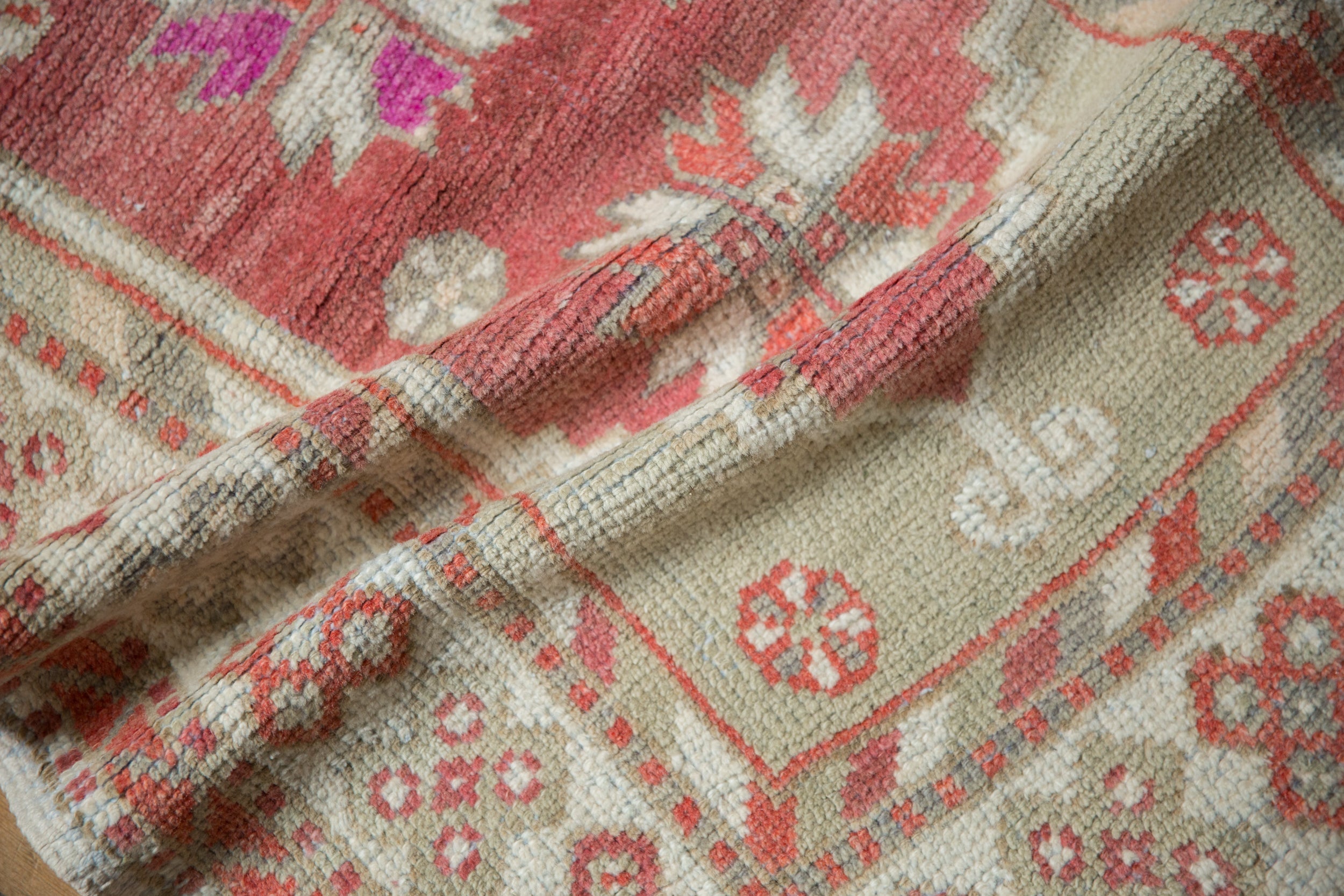 2.5x5 Vintage Distressed Oushak Rug Runner // ONH Item 12961, Image 6