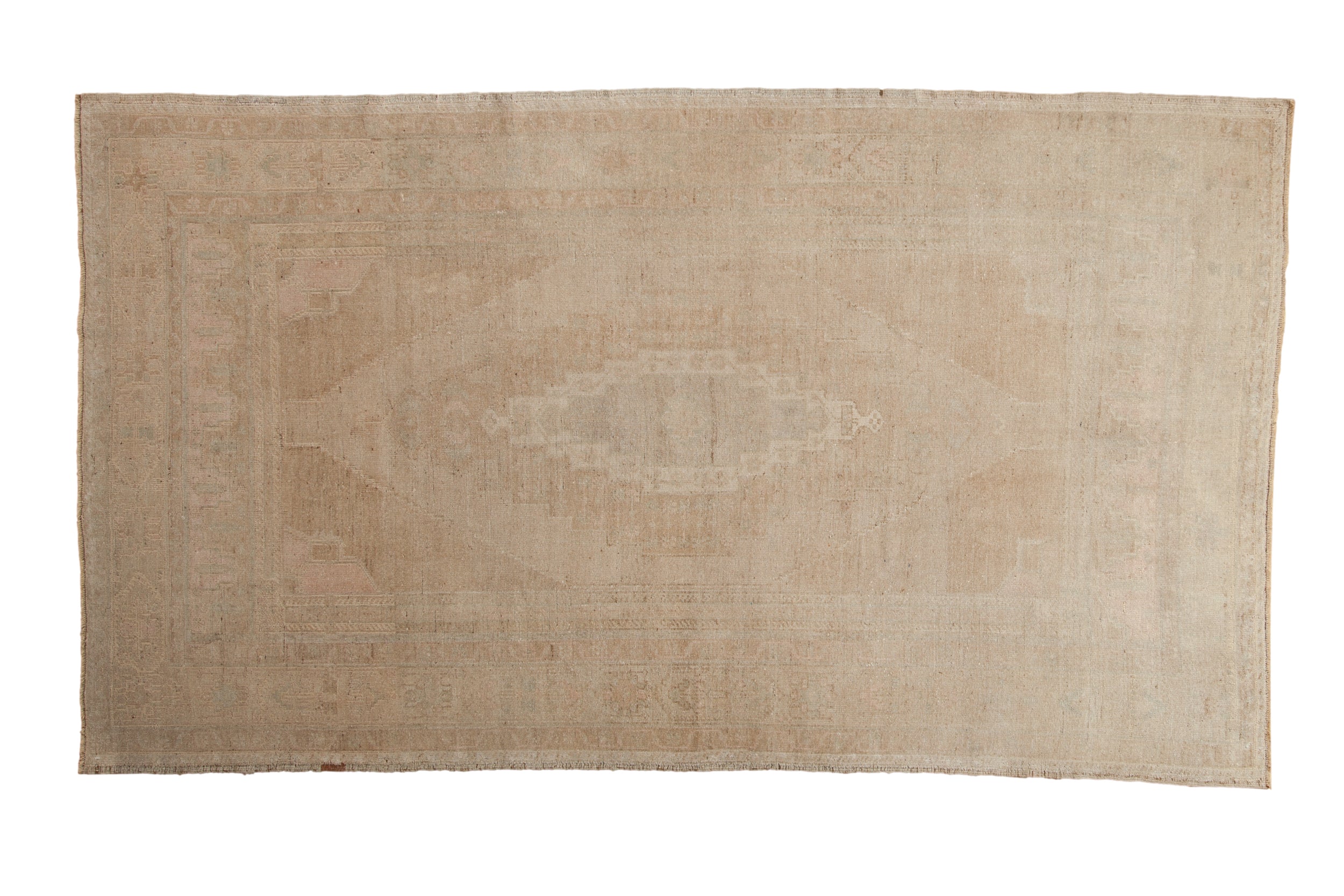 4.5x8 Vintage Distressed Oushak Rug // ONH Item 12973