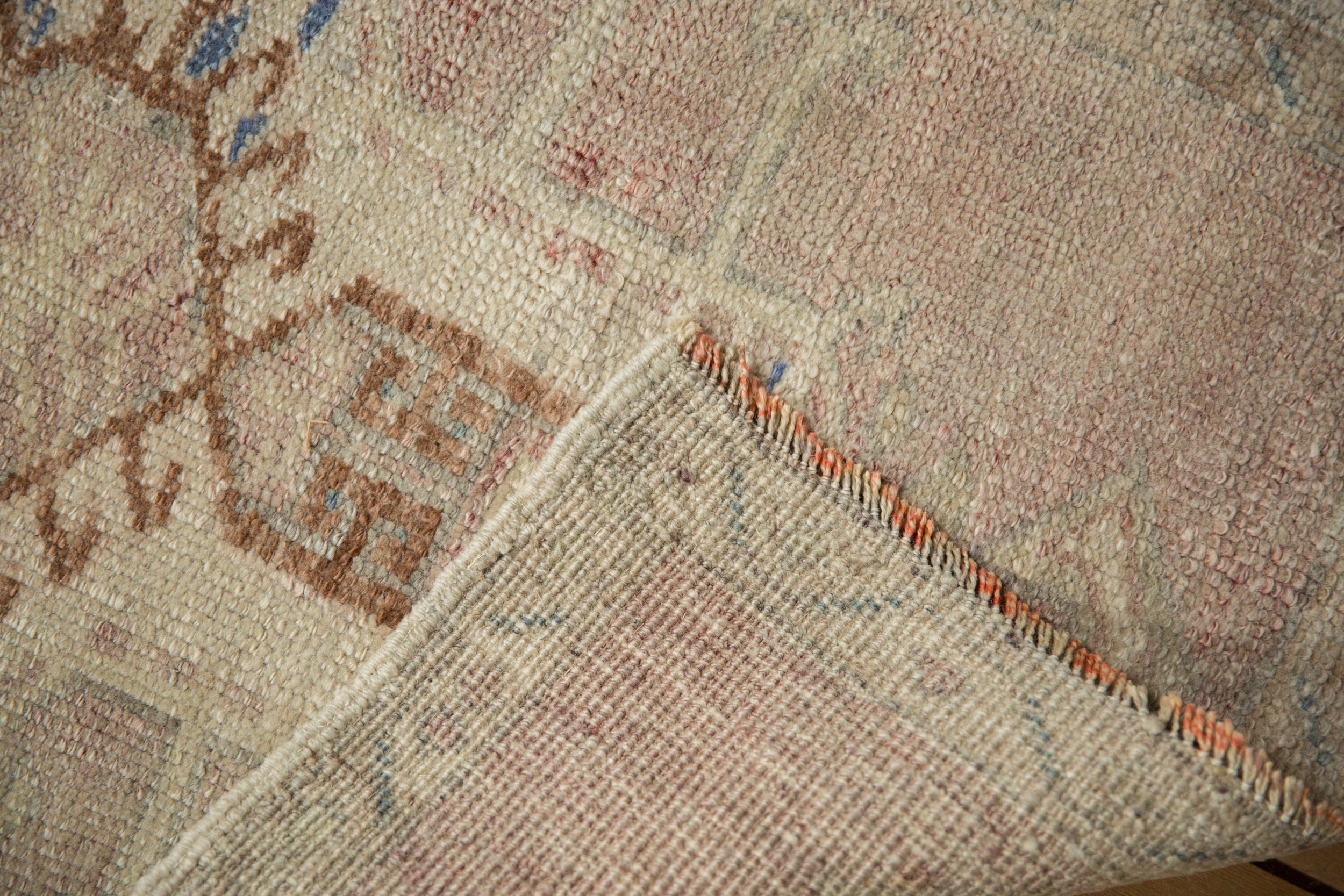 1.5x3 Vintage Distressed Oushak Rug Mat // ONH Item 12994, Image 7