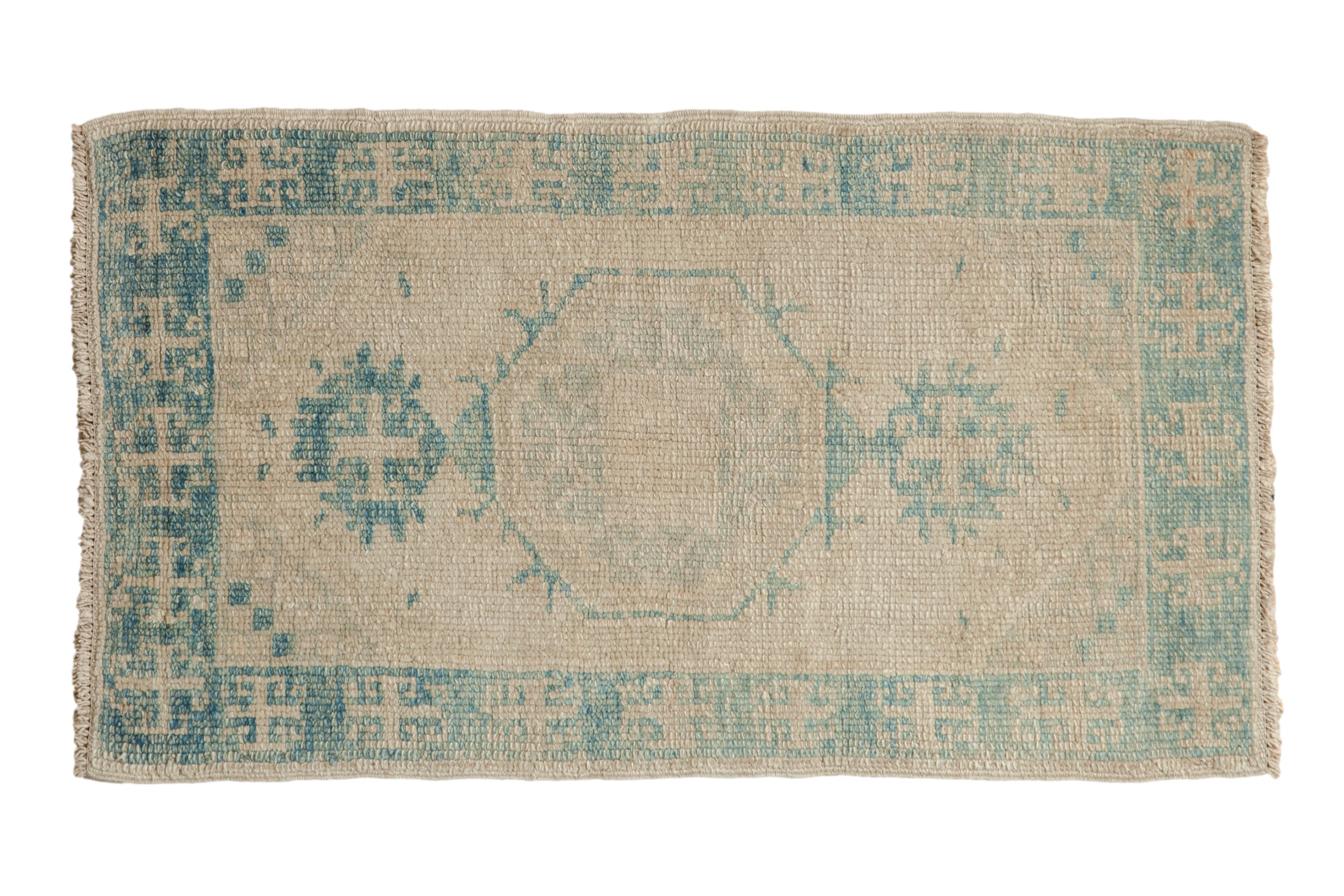 2x4 Distressed Oushak Rug Runner // ONH Item 13005