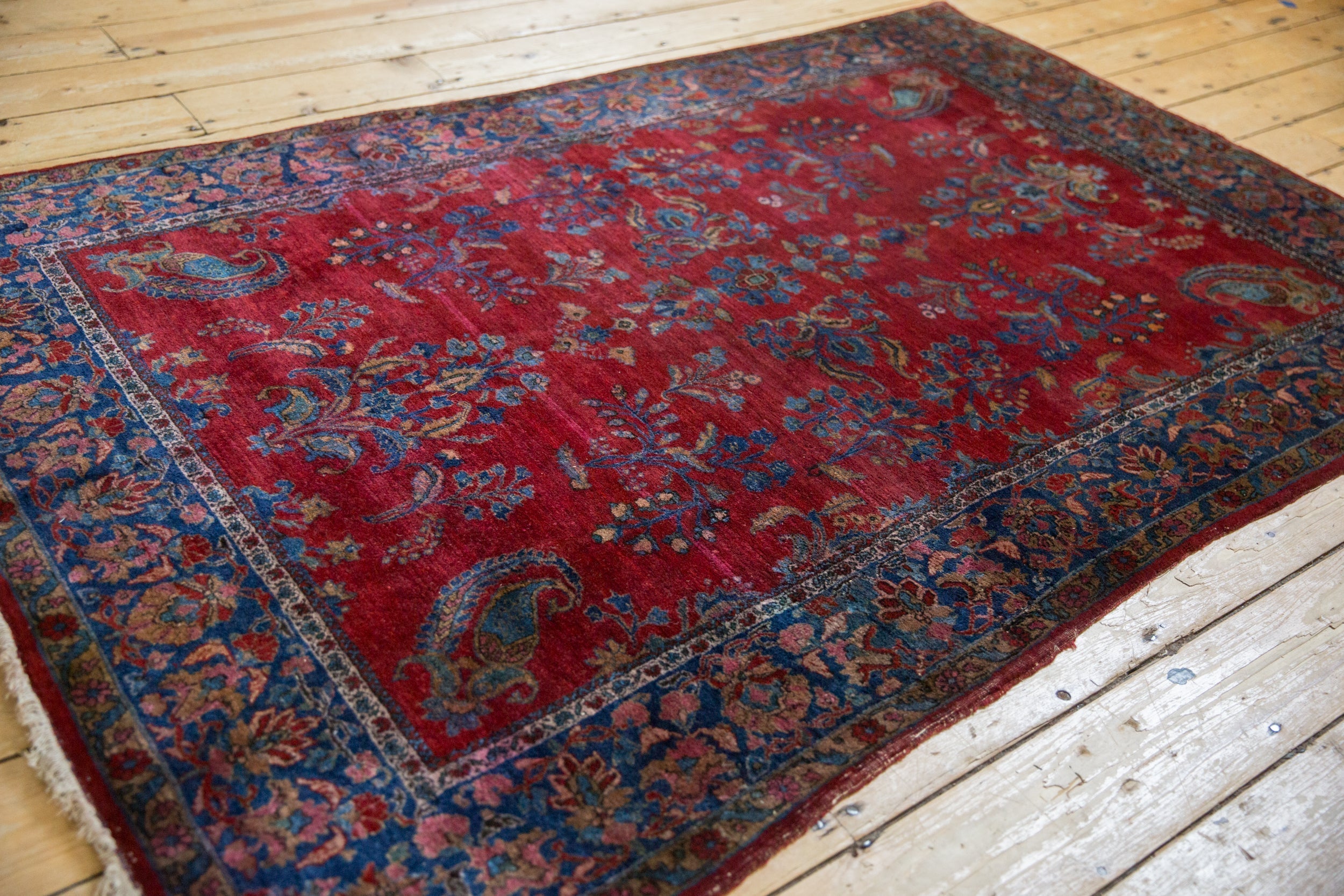 4.5x6.5 Antique Fine Kashan Rug // ONH Item 13010, Image 9